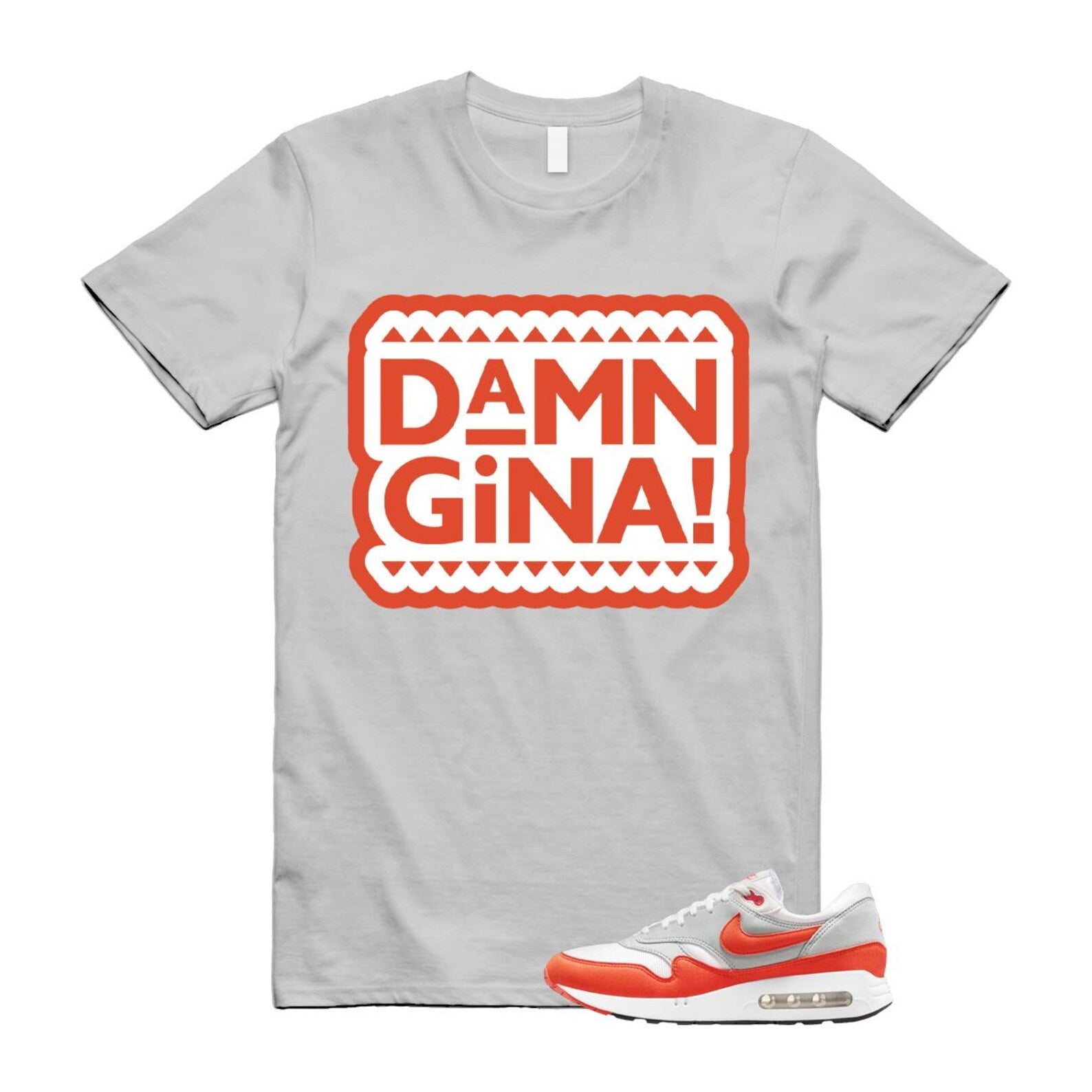 Air Max 1 Cosmic Clay Summit White Light Pumice '86 OG T Shirt Match GINA ,DQ3989-103 T-Shirt, Sneaker Match Tee