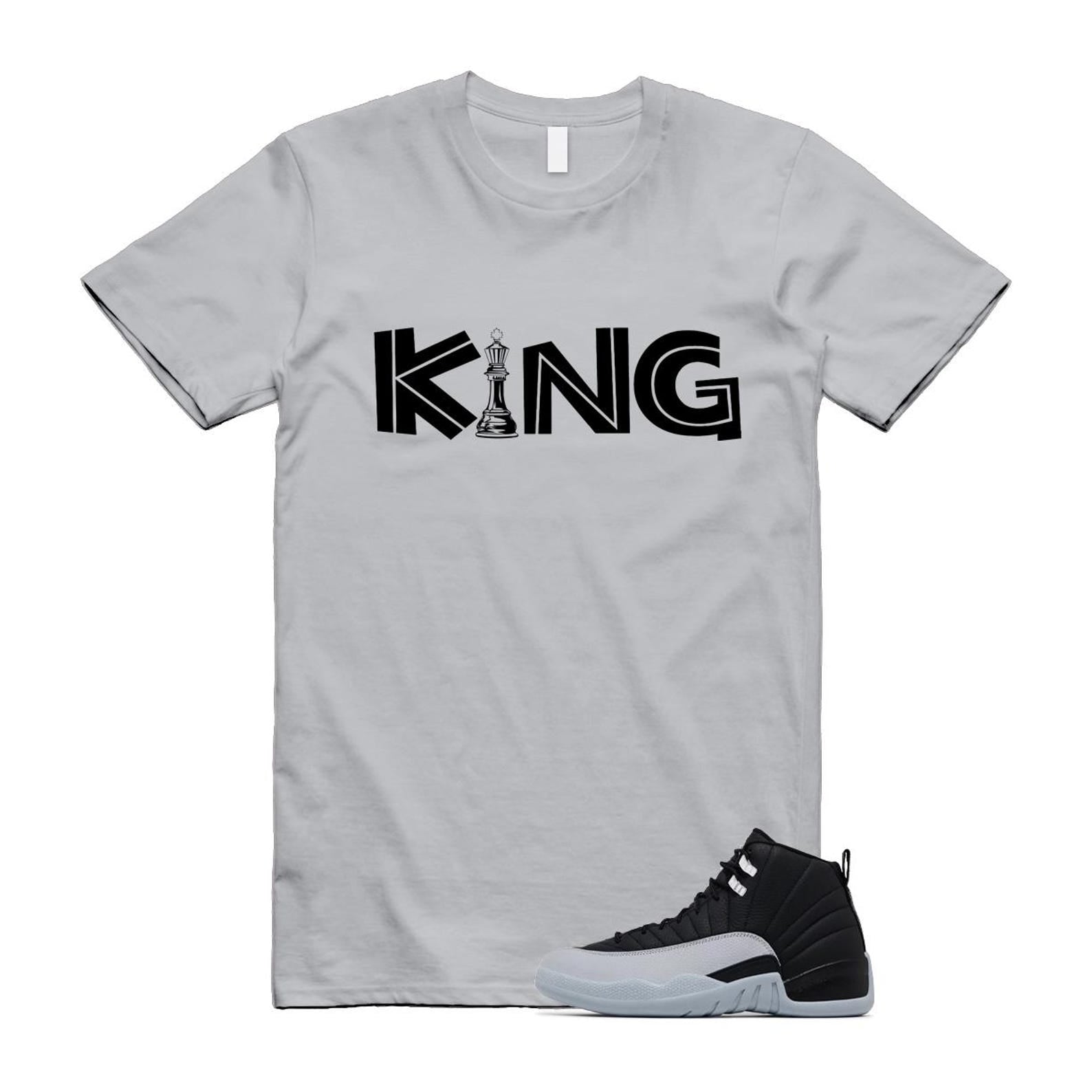 12 Barons Black Wolf Grey White Retro T Shirt Match KING ,CT8013-010 T-Shirt, Sneaker Match Tee