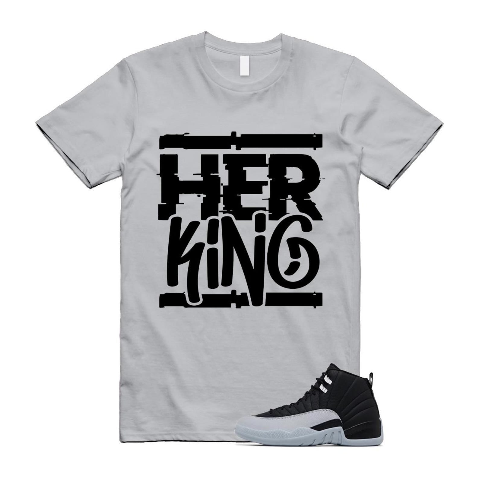 12 Barons Black Wolf Grey White Retro T Shirt Match HK ,CT8013-010 T-Shirt, Sneaker Match Tee