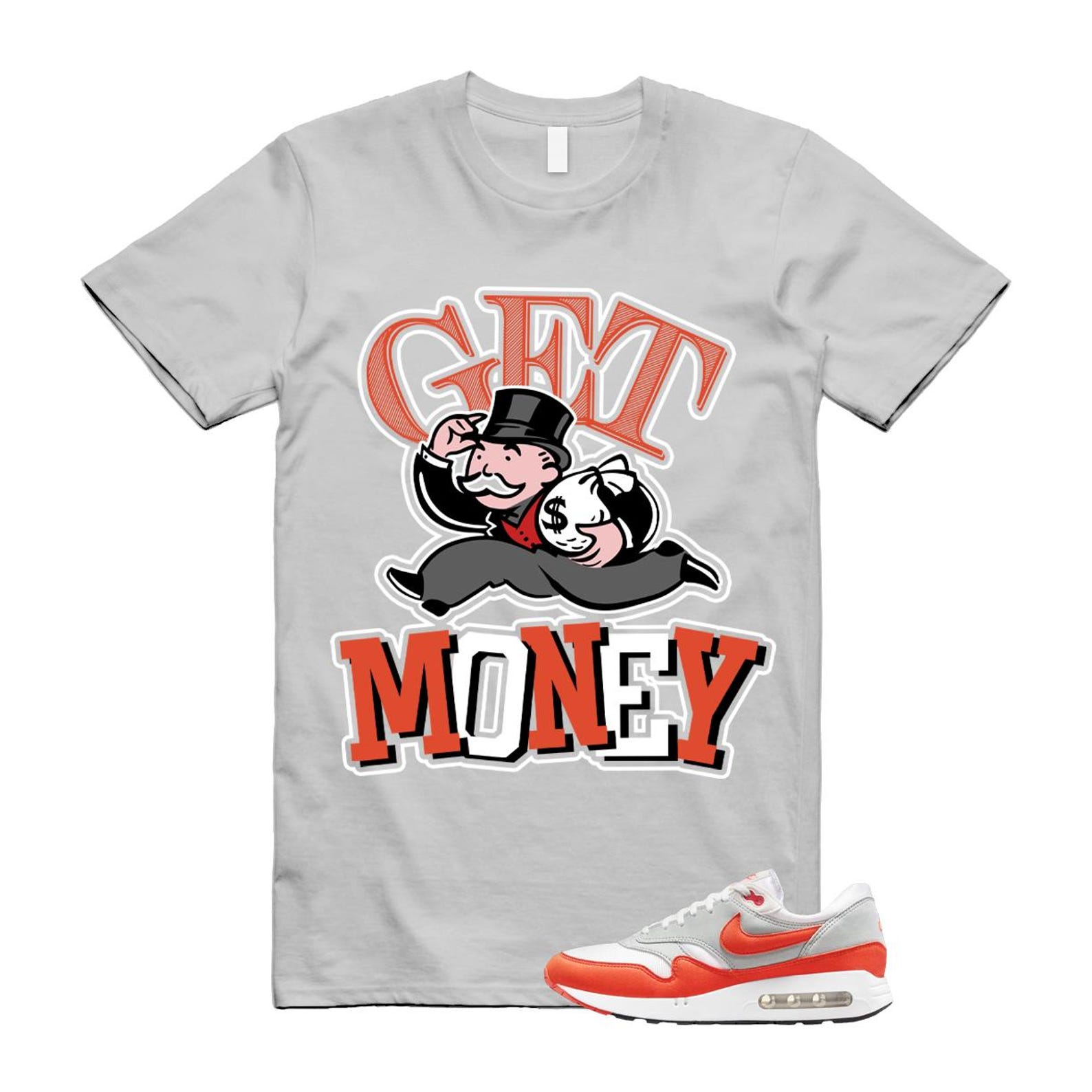 Air Max 1 Cosmic Clay Summit White Light Pumice '86 OG T Shirt Match GM ,DQ3989-103 T-Shirt, Sneaker Match Tee