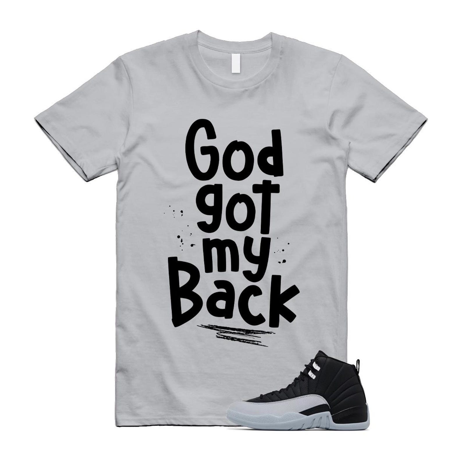 12 Barons Black Wolf Grey White Retro T Shirt Match GOD ,CT8013-010 T-Shirt, Sneaker Match Tee