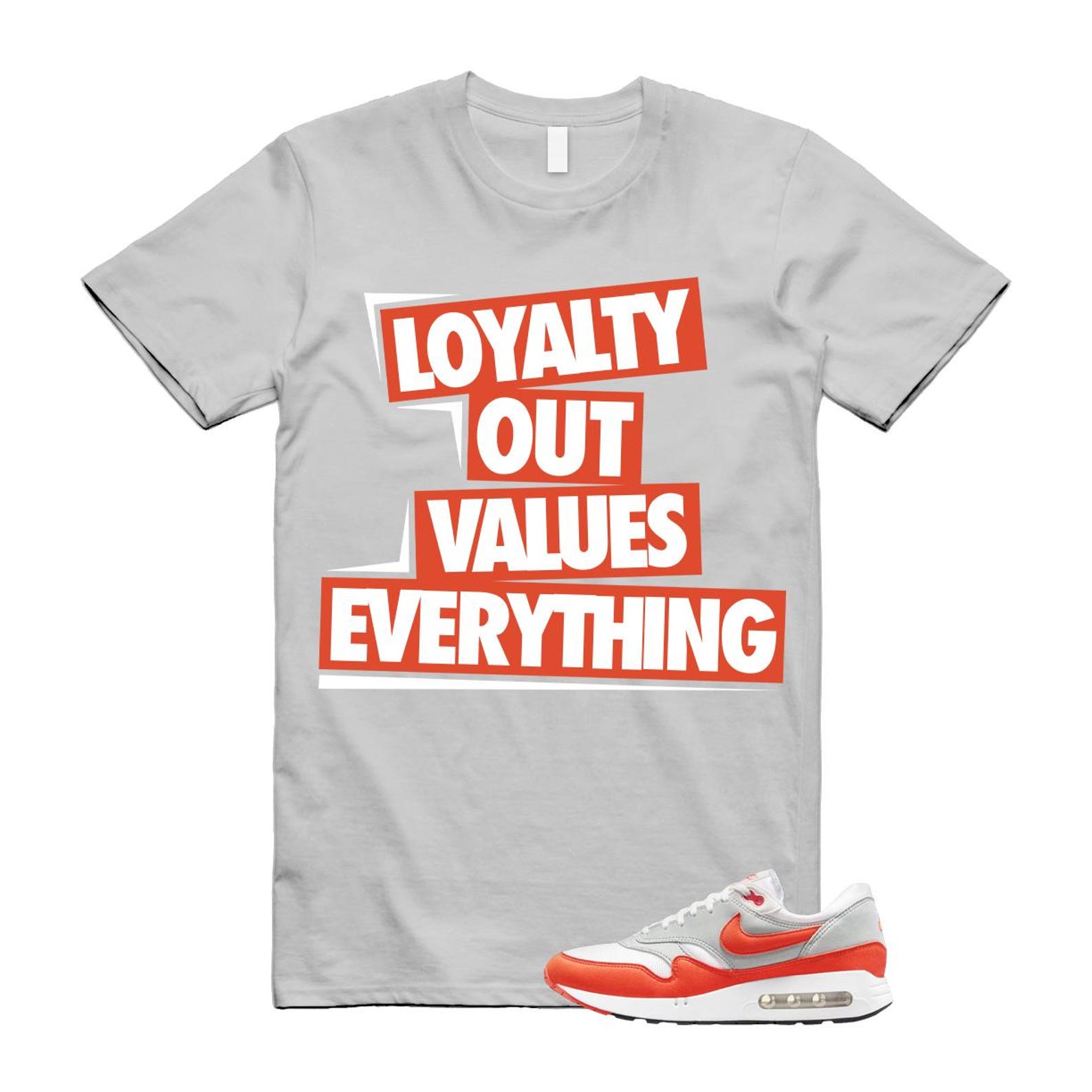 Air Max 1 Cosmic Clay Summit White Light Pumice '86 OG T Shirt Match LOVE ,DQ3989-103 T-Shirt, Sneaker Match Tee