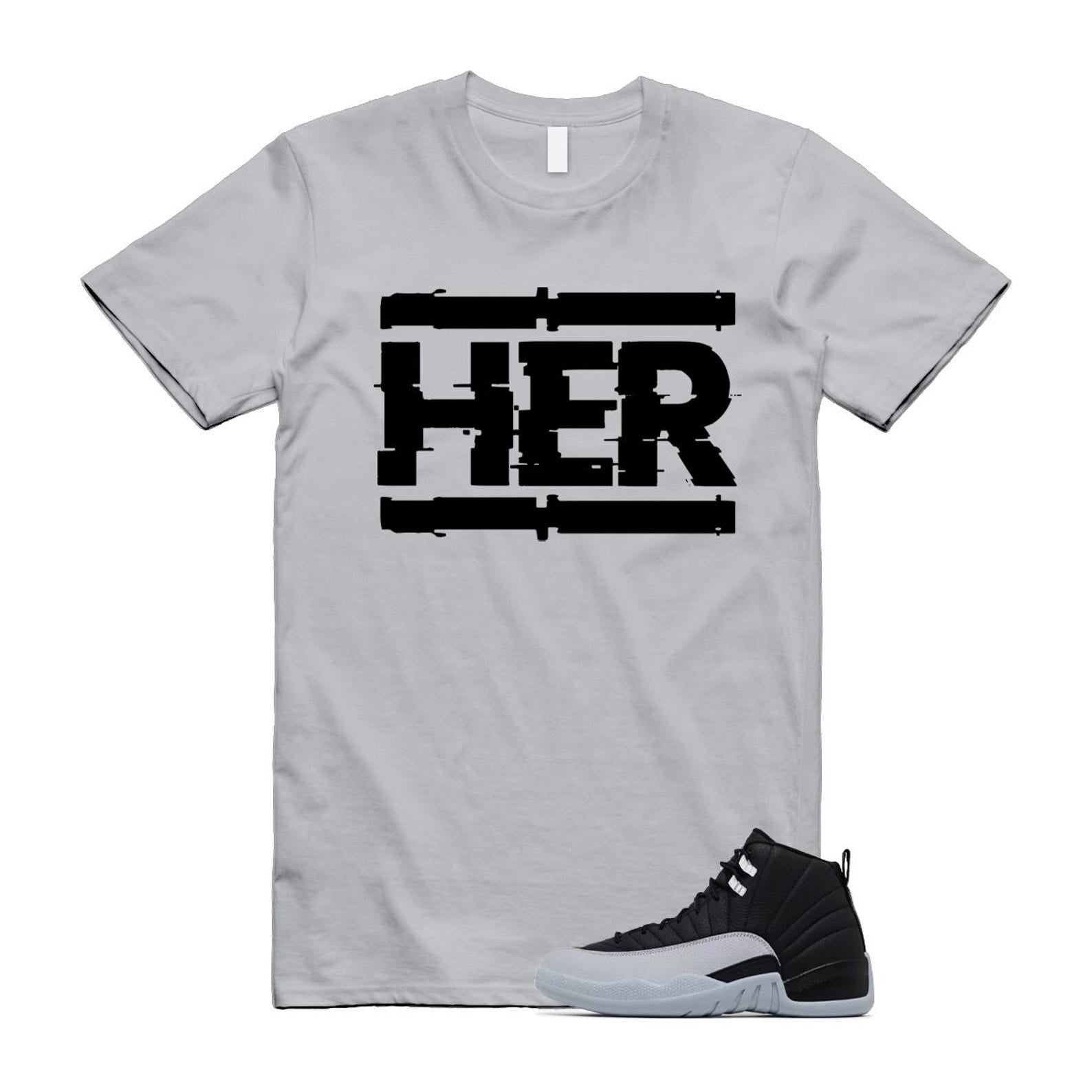 12 Barons Black Wolf Grey White Retro T Shirt Match HER ,CT8013-010 T-Shirt, Sneaker Match Tee