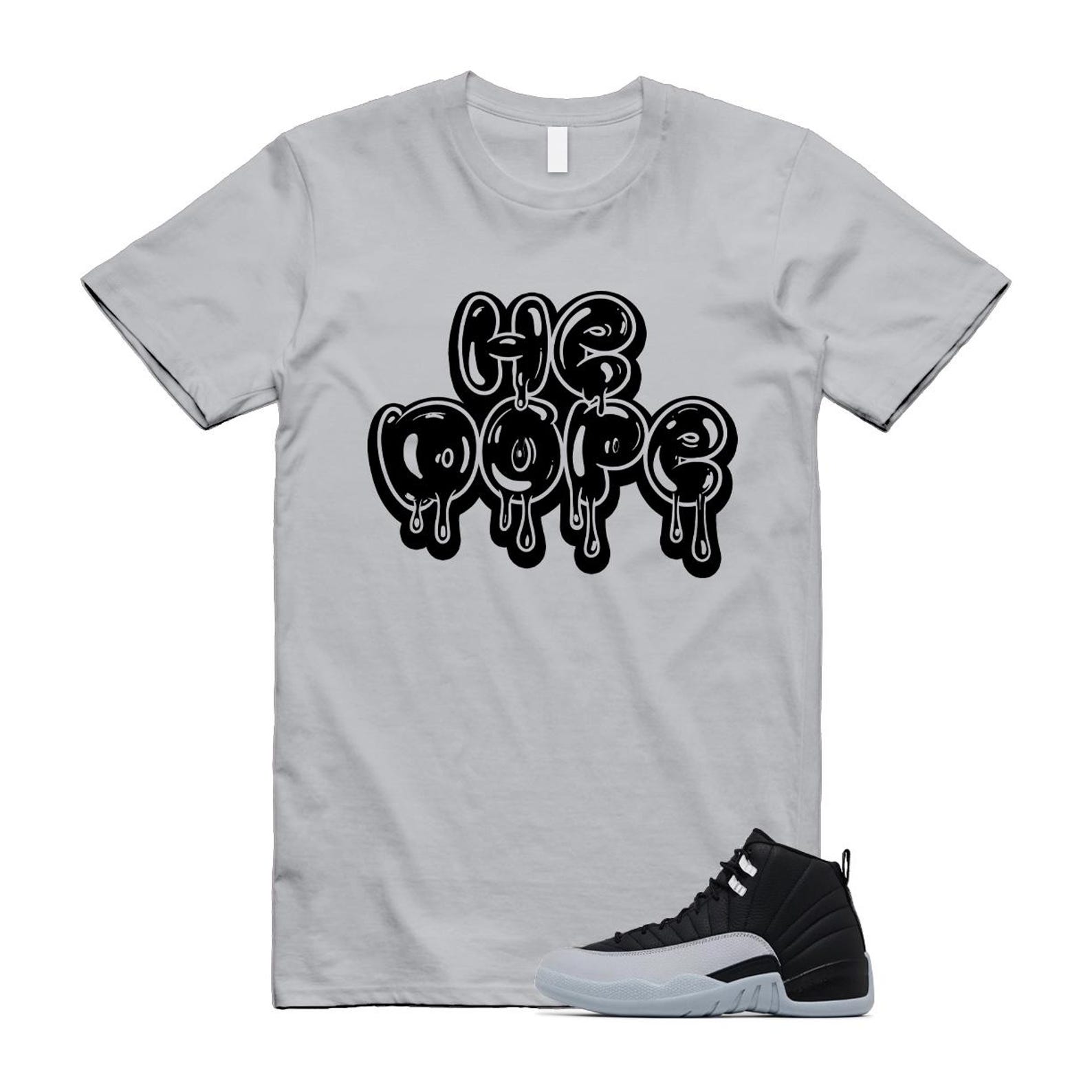 12 Barons Black Wolf Grey White Retro T Shirt Match HE ,CT8013-010 T-Shirt, Sneaker Match Tee