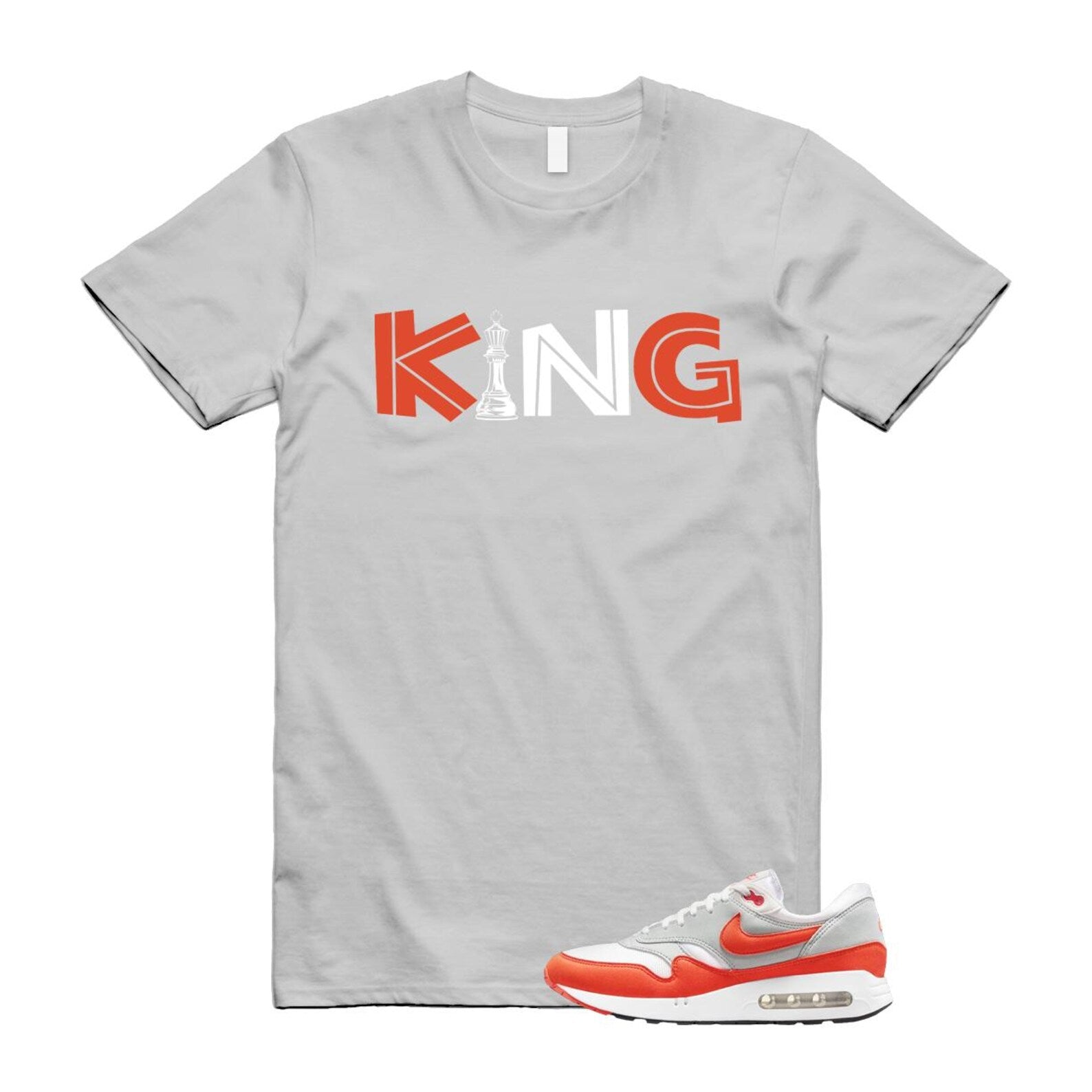 Air Max 1 Cosmic Clay Summit White Light Pumice '86 OG T Shirt Match KING ,DQ3989-103 T-Shirt, Sneaker Match Tee