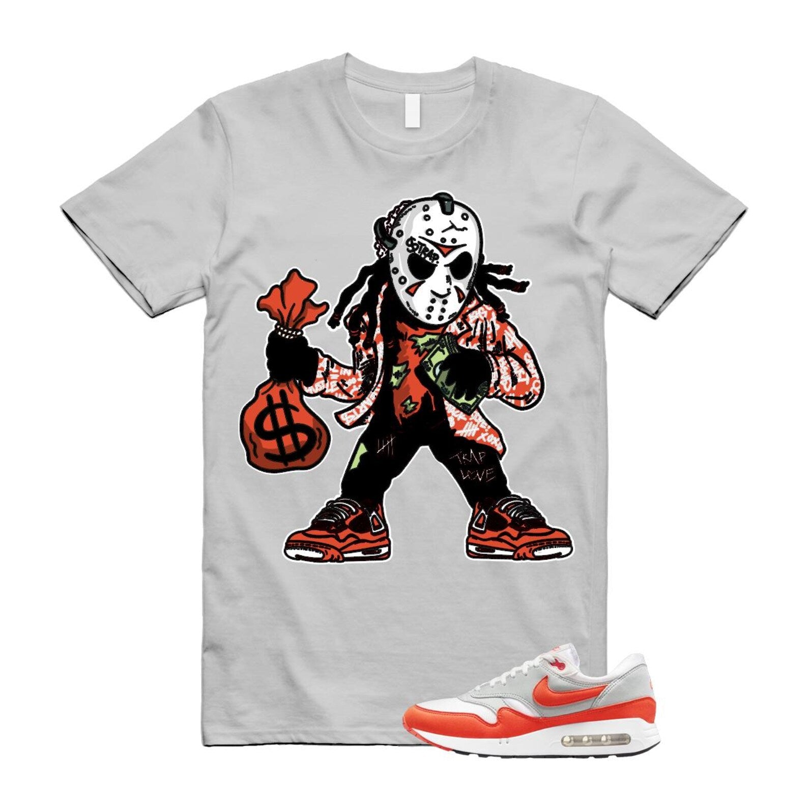 Air Max 1 Cosmic Clay Summit White Light Pumice '86 OG T Shirt Match JASON ,DQ3989-103 T-Shirt, Sneaker Match Tee