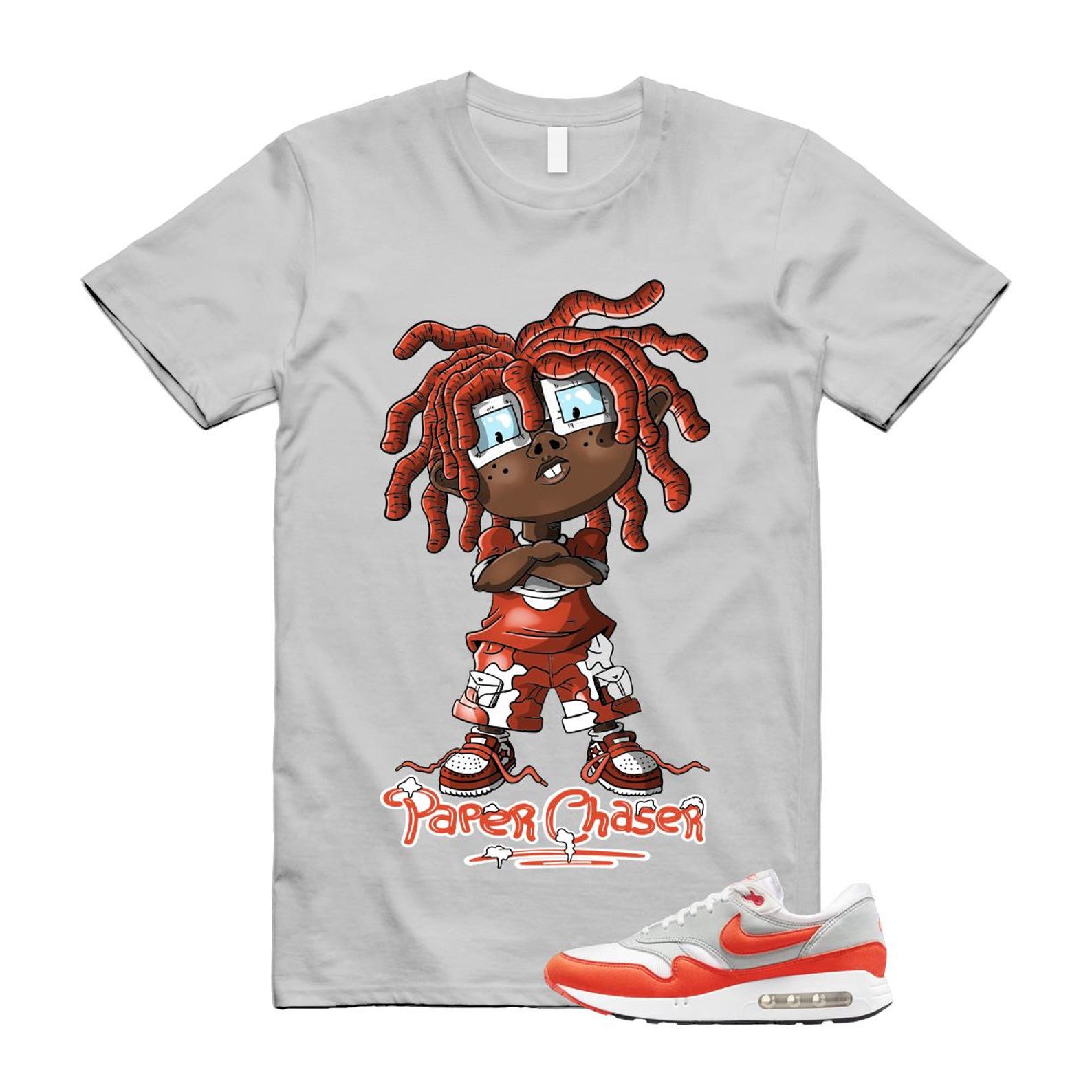 Air Max 1 Cosmic Clay Summit White Light Pumice '86 OG T Shirt Match CHUCKY ,DQ3989-103 T-Shirt, Sneaker Match Tee
