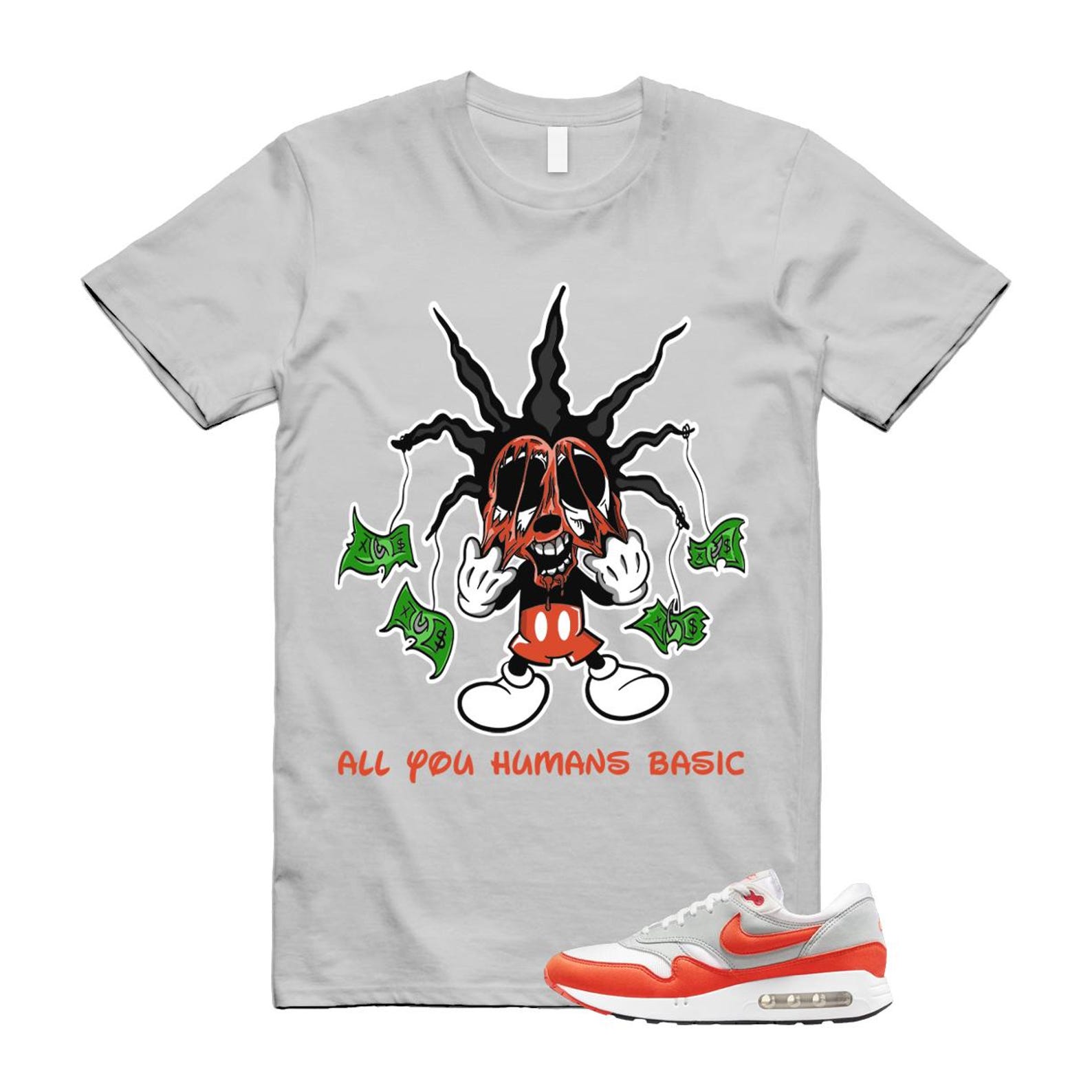 Air Max 1 Cosmic Clay Summit White Light Pumice '86 OG T Shirt Match HOOK ,DQ3989-103 T-Shirt, Sneaker Match Tee