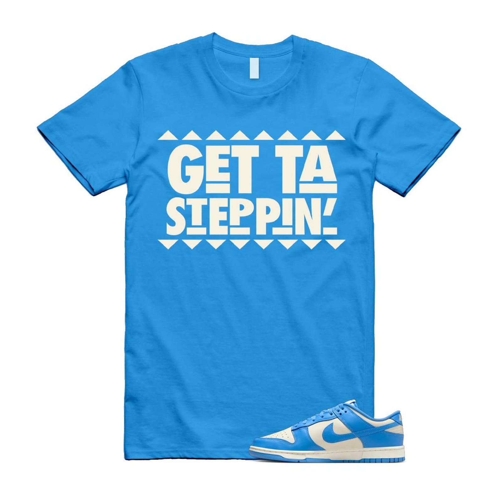 Dunk UNC 2024 University Blue Coconut Milk Low Retro T Shirt Match GET ,DV0833-113 T-Shirt, Sneaker Match Tee