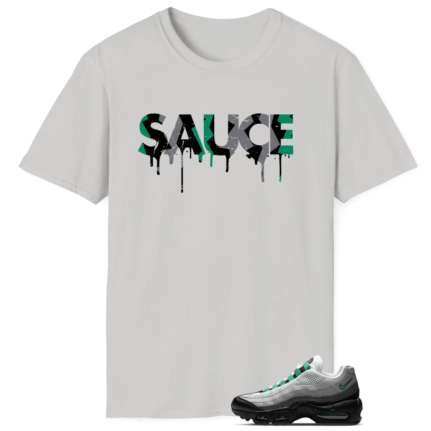 Sauce Tee to Match Your Air Max 95 Next Nature Stadium Green DH8015-002 T-Shirt, Sneaker Match Tee