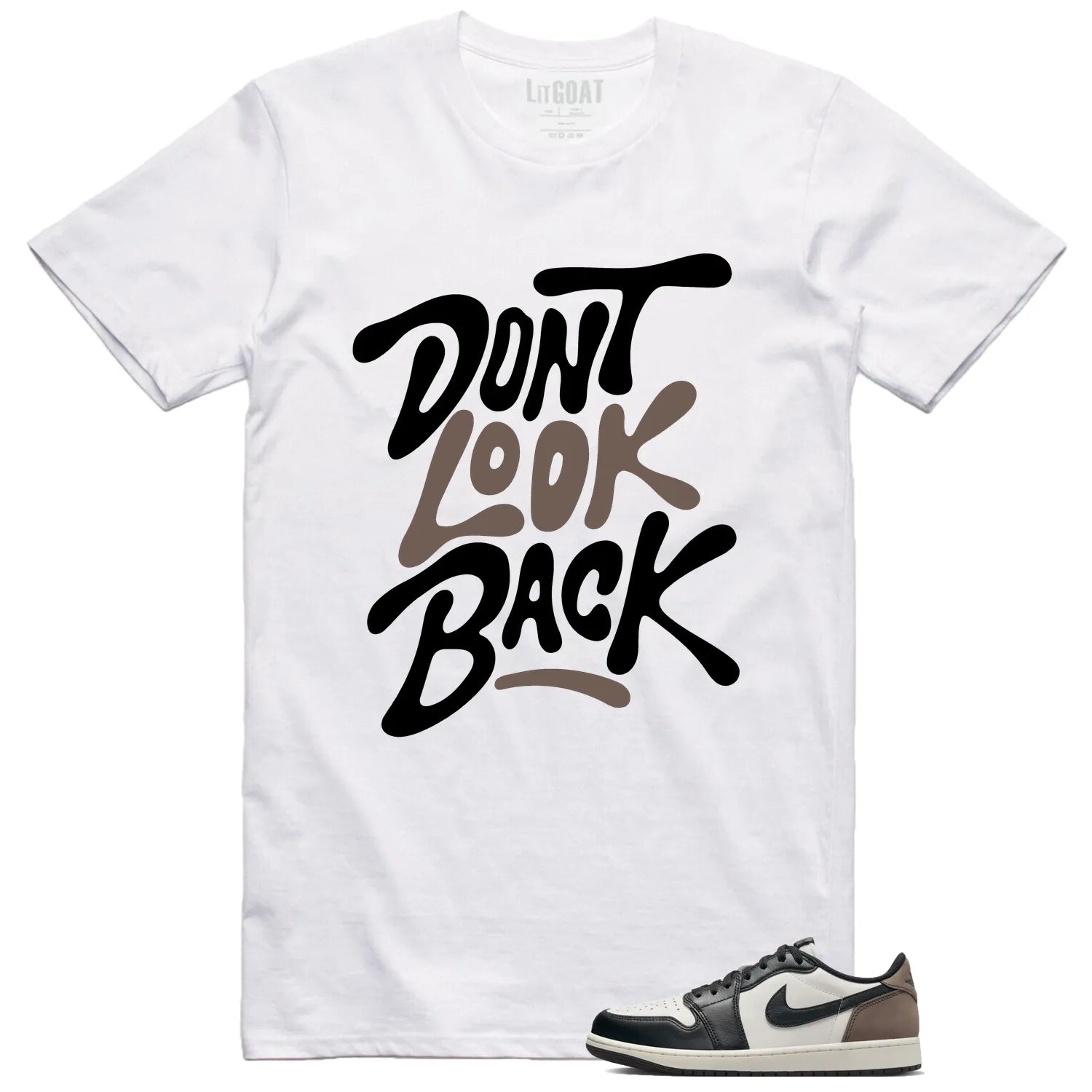 Jordan 1 Retro Low OG Mocha Style: Don’t Look Back Shirt CZ0790-102 T-Shirt, Sneaker Match Tee