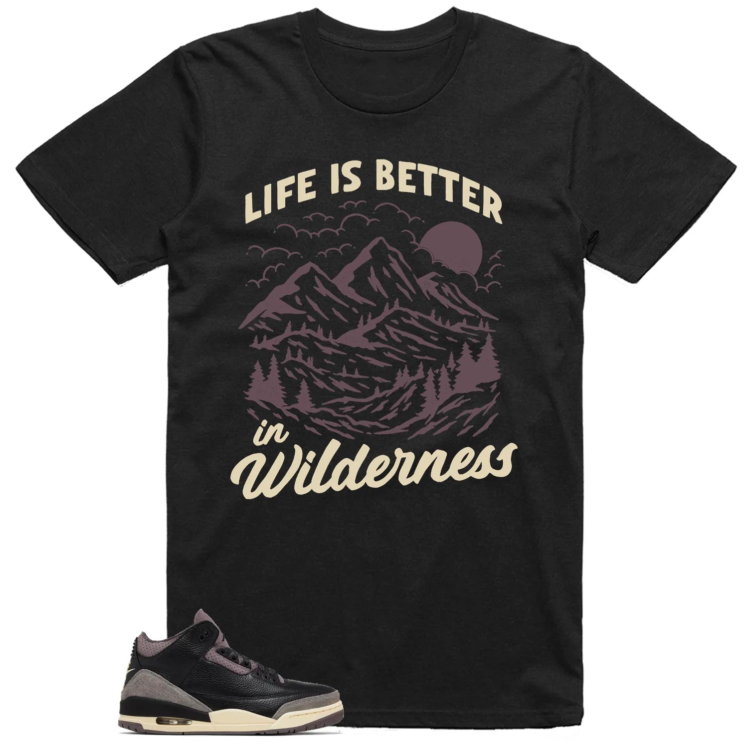 Wilderness Shirt to Match Air Jordan 3 While You Were Sleeping FZ4811-001 T-Shirt, Sneaker Match Tee