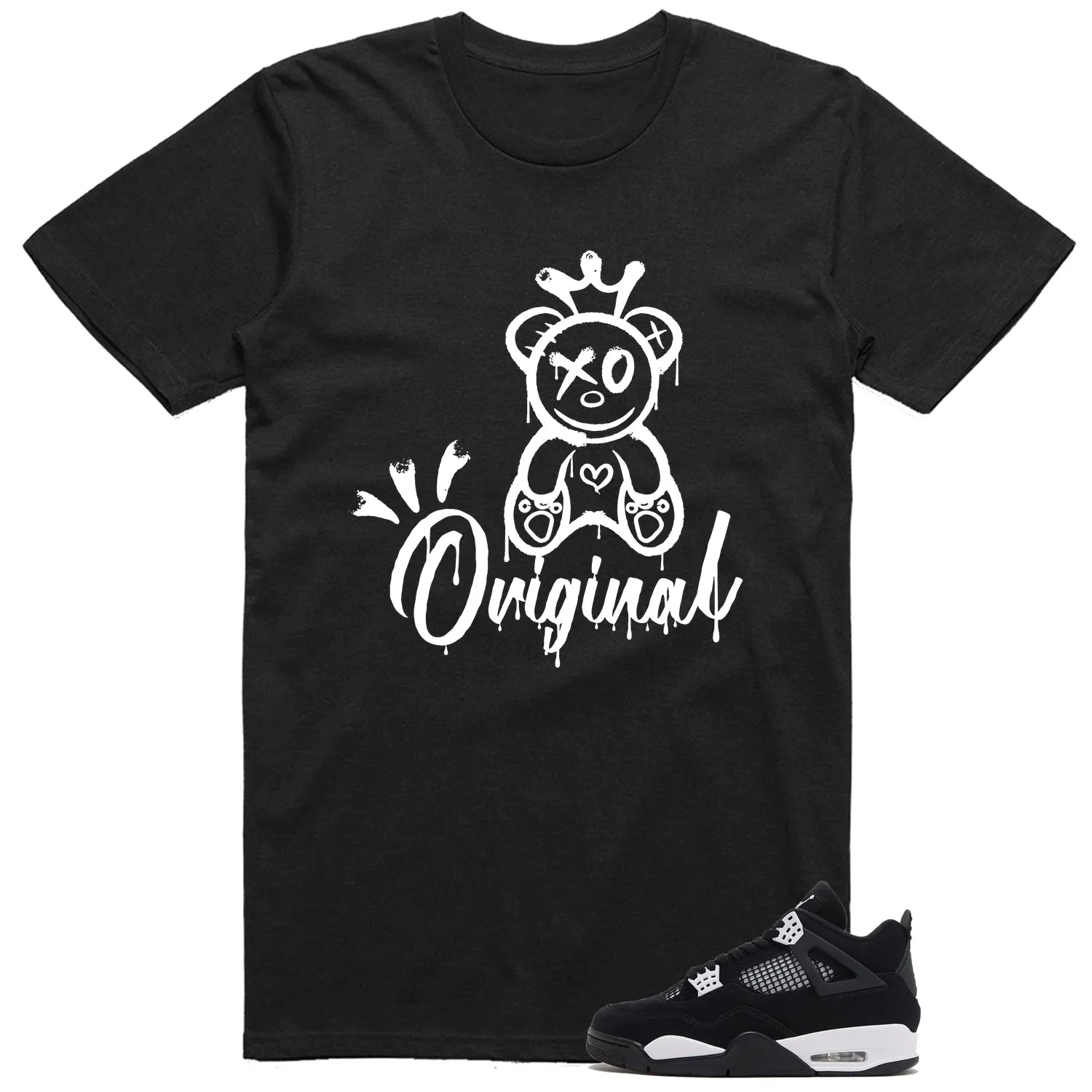 Original Shirt to Match Air Jordan 4 White Thunder FQ8138-001 T-Shirt, Sneaker Match Tee