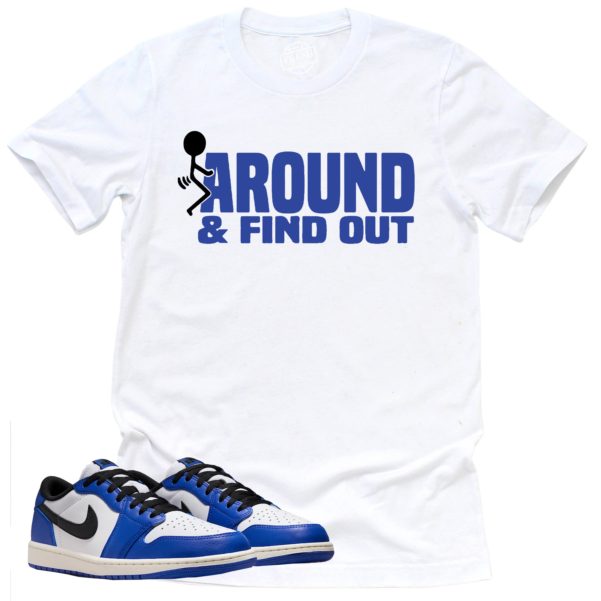 Find Out Shirt, Retro Air Jordan 1 Low Game Royal Shirt Match Sneaker ,CZ0790-140 T-Shirt, Sneaker Match Tee
