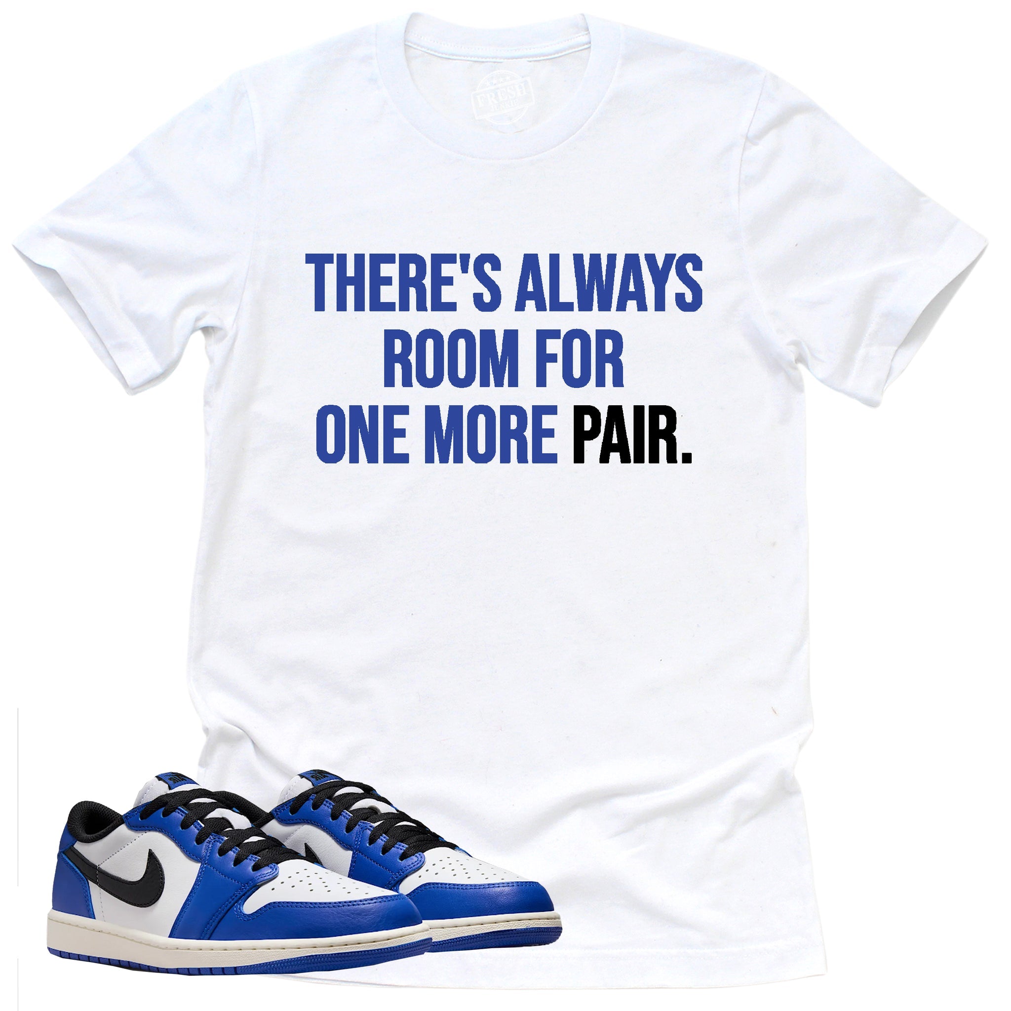 One More Pair Shirt, Retro Air Jordan 1 Low Game Royal Shirt Match Sneaker ,CZ0790-140 T-Shirt, Sneaker Match Tee
