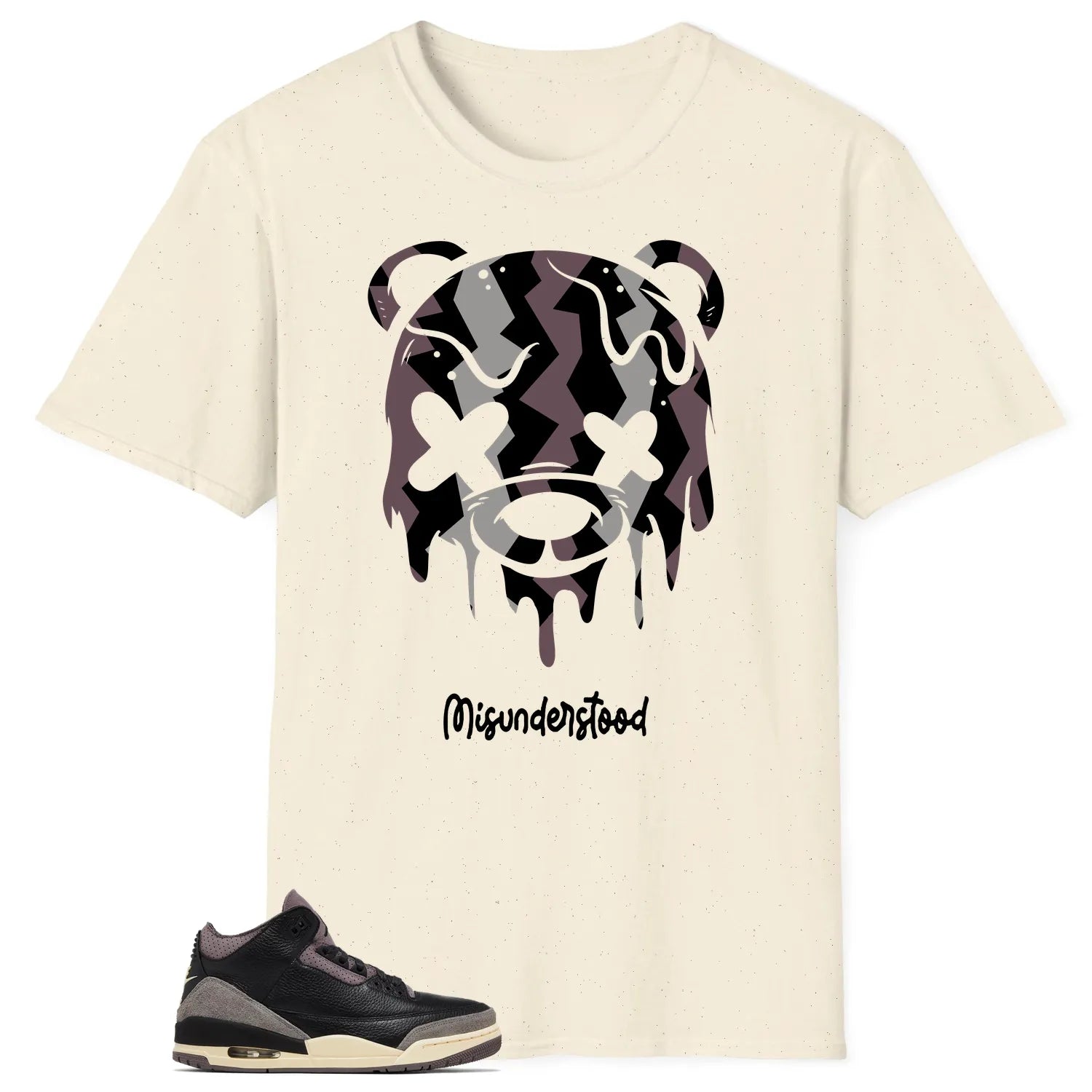 Drippy Bear Shirt to Match Jordan 3 While You Were Sleeping FZ4811-001 T-Shirt, Sneaker Match Tee