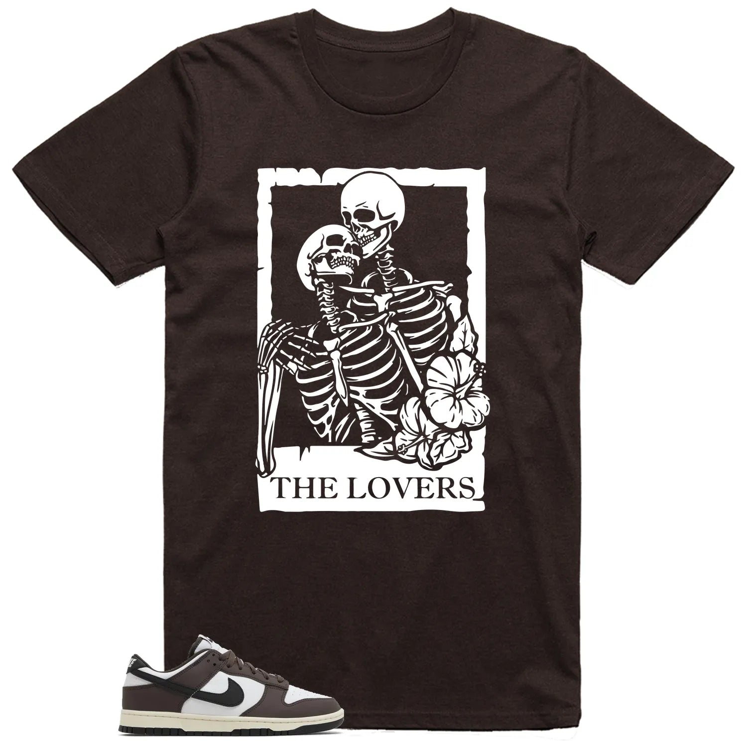 The Lovers Shirt to Match Dunk Low Next Nature Baroque Brown HF4292-200 T-Shirt, Sneaker Match Tee