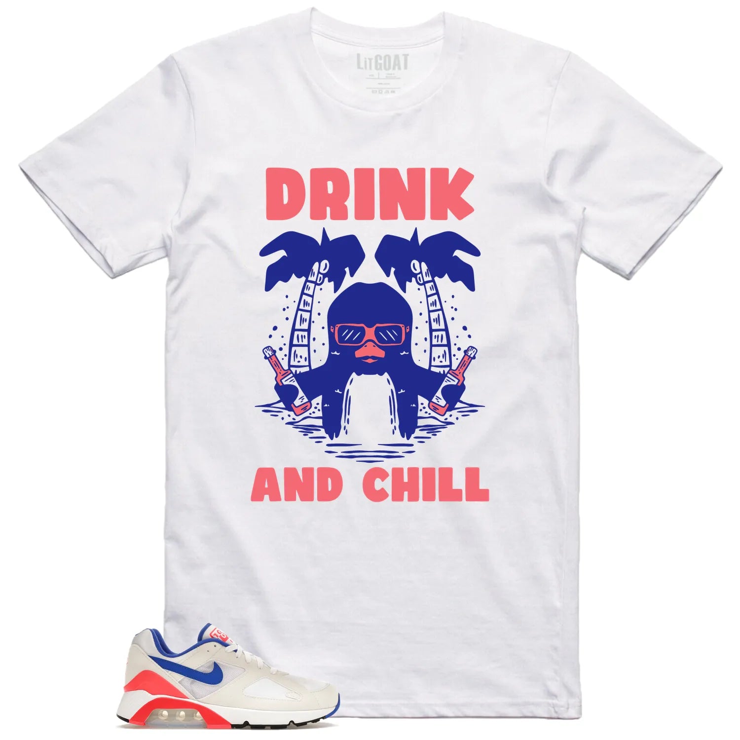 Drink Chill Shirt to Match Air Max 180 Ultramarin 2024 FJ9259-100 T-Shirt, Sneaker Match Tee