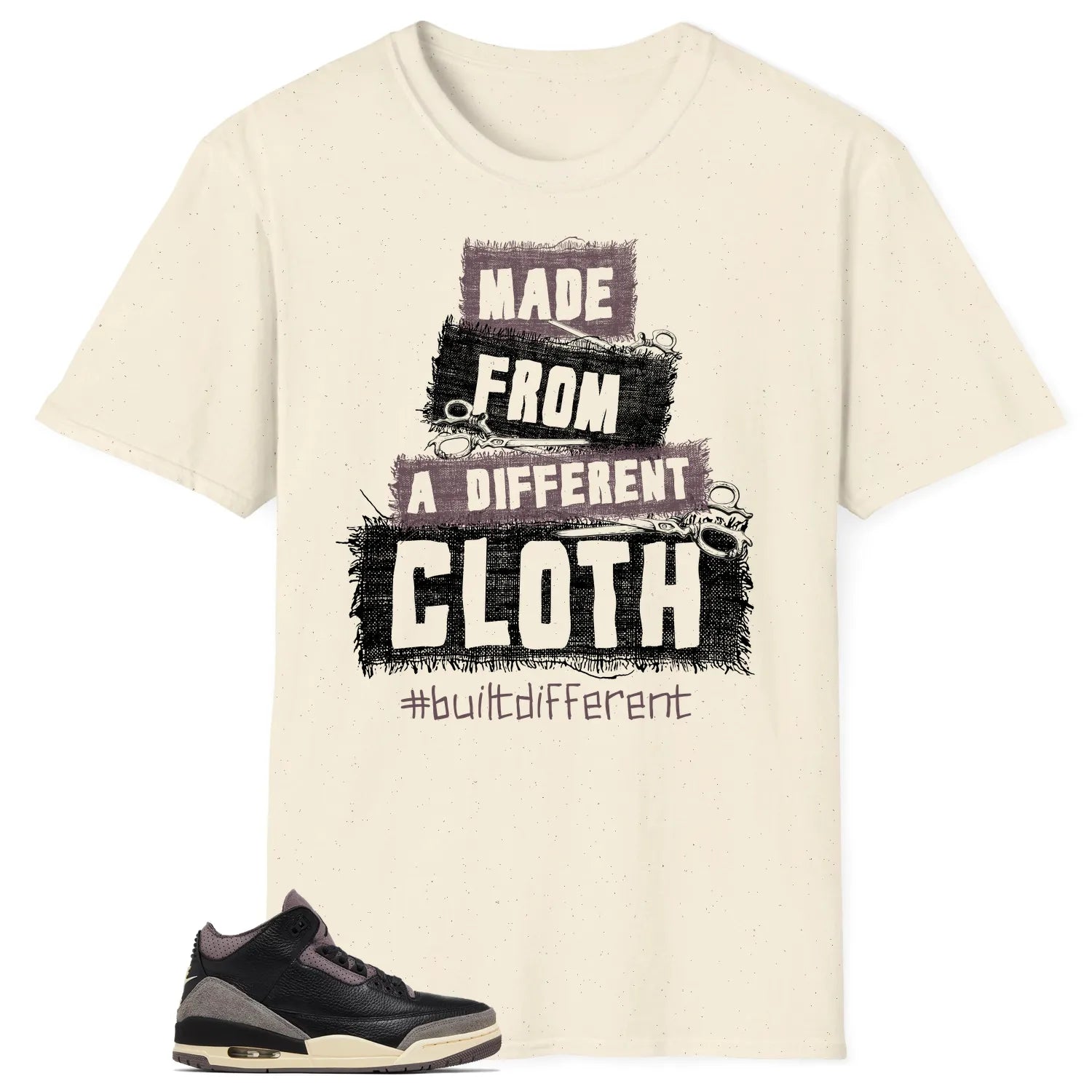 Built Different Shirt to Match Jordan 3 While You Were Sleeping FZ4811-001 T-Shirt, Sneaker Match Tee