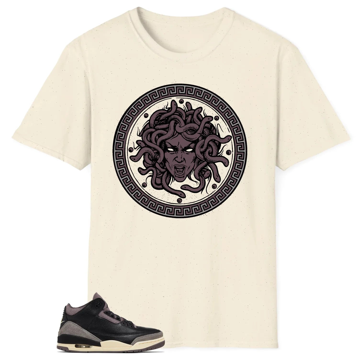 Medusa Shirt to Match Jordan 3 While You Were Sleeping FZ4811-001 T-Shirt, Sneaker Match Tee