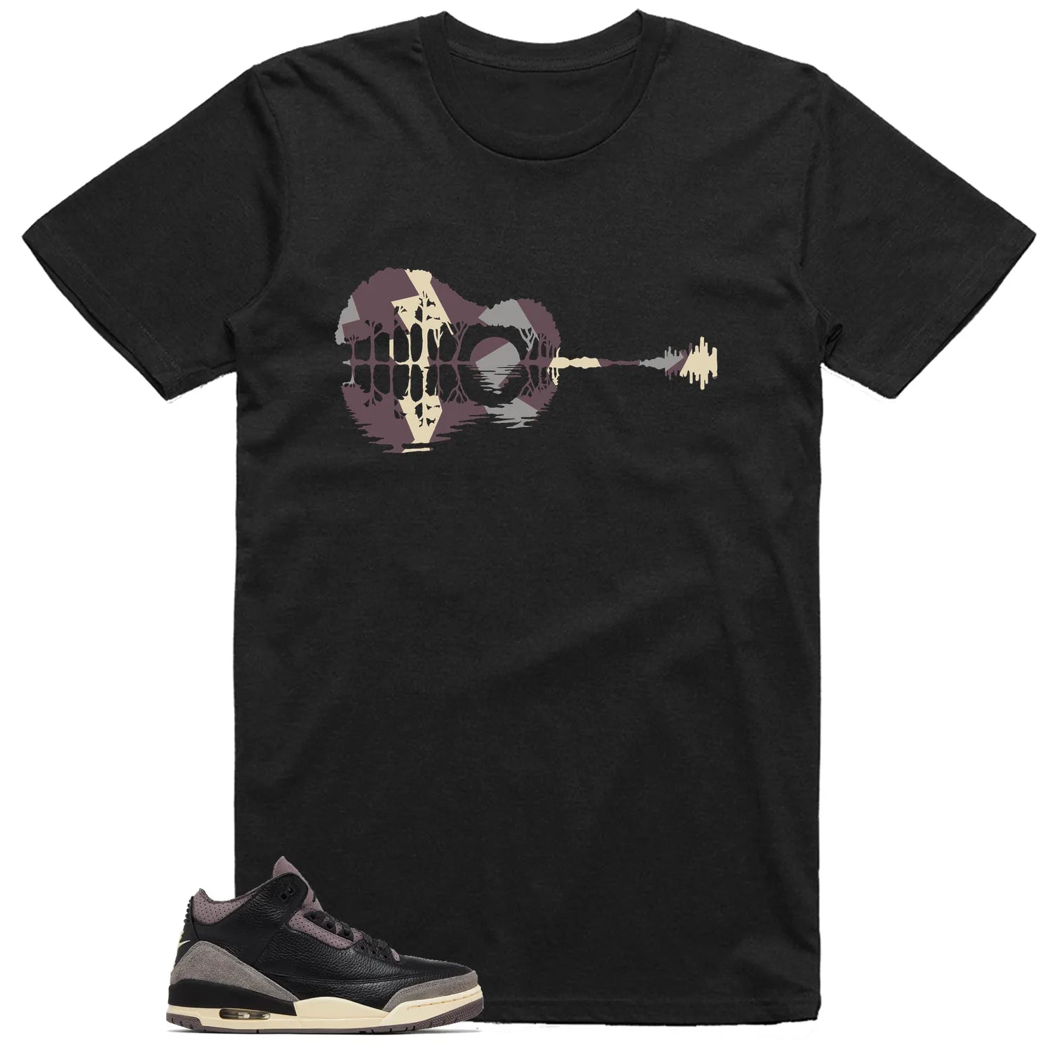 Guitar Shirt to Match Air Jordan 3 While You Were Sleeping FZ4811-001 T-Shirt, Sneaker Match Tee