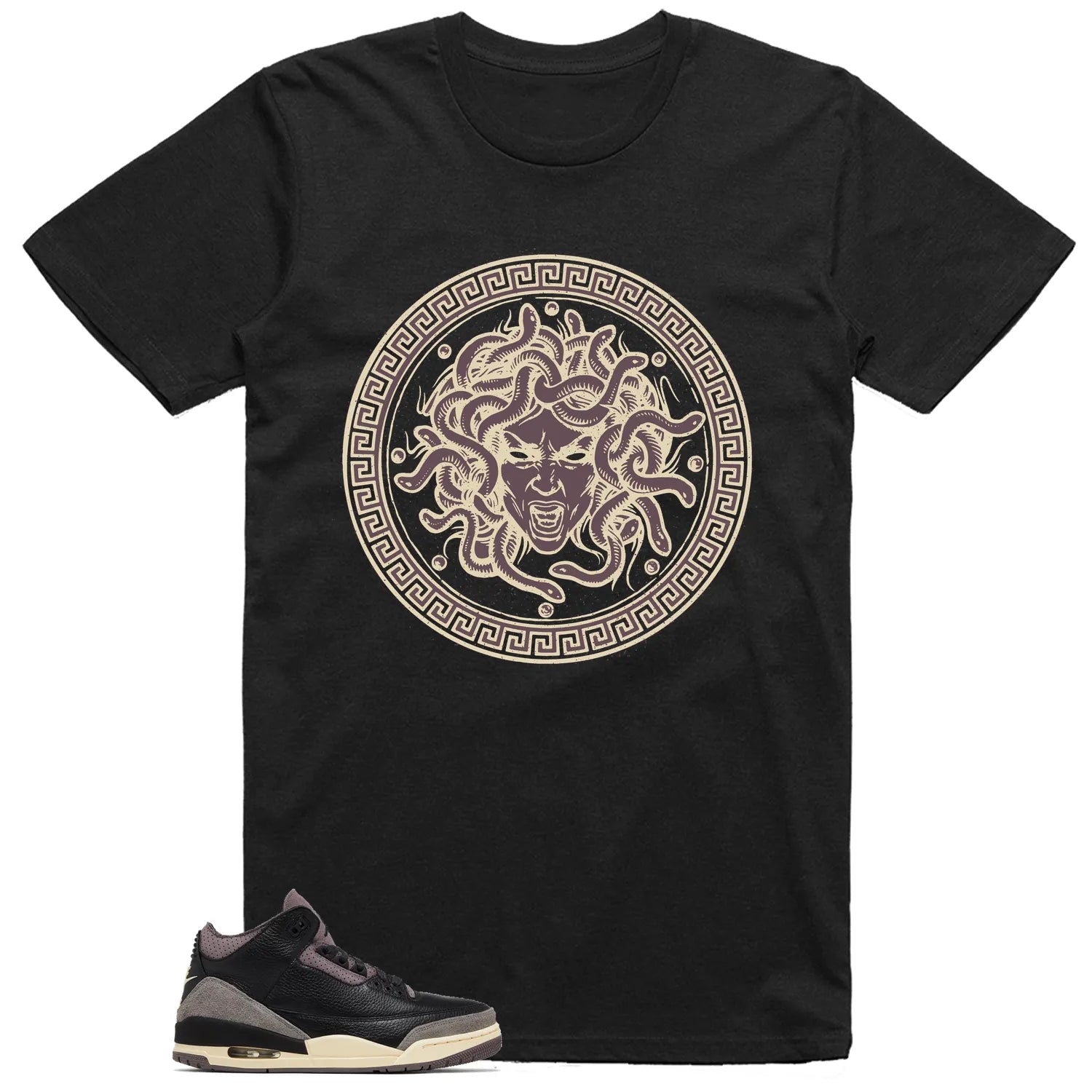 Medusa Shirt to Match Air Jordan 3 While You Were Sleeping FZ4811-001 T-Shirt, Sneaker Match Tee