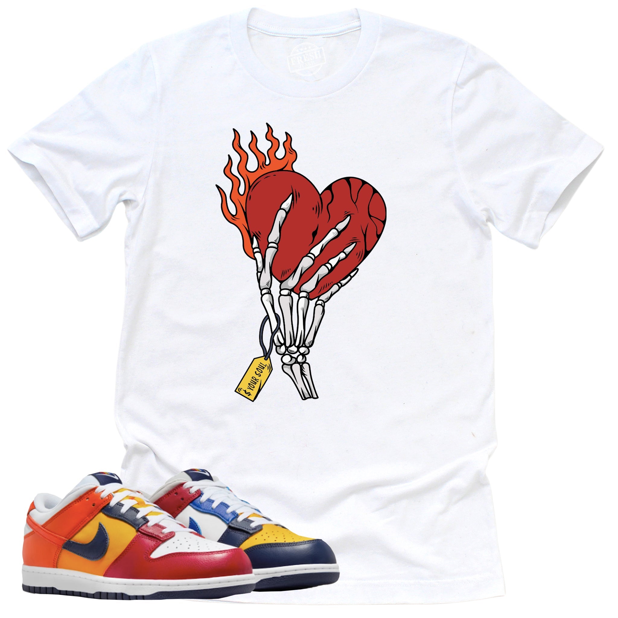 Cost Your Soul Shirt, Retro Dunk Low Midnight Navy And Varsity Red Shirt Match Sneaker ,IB2051-400 T-Shirt, Sneaker Match Tee