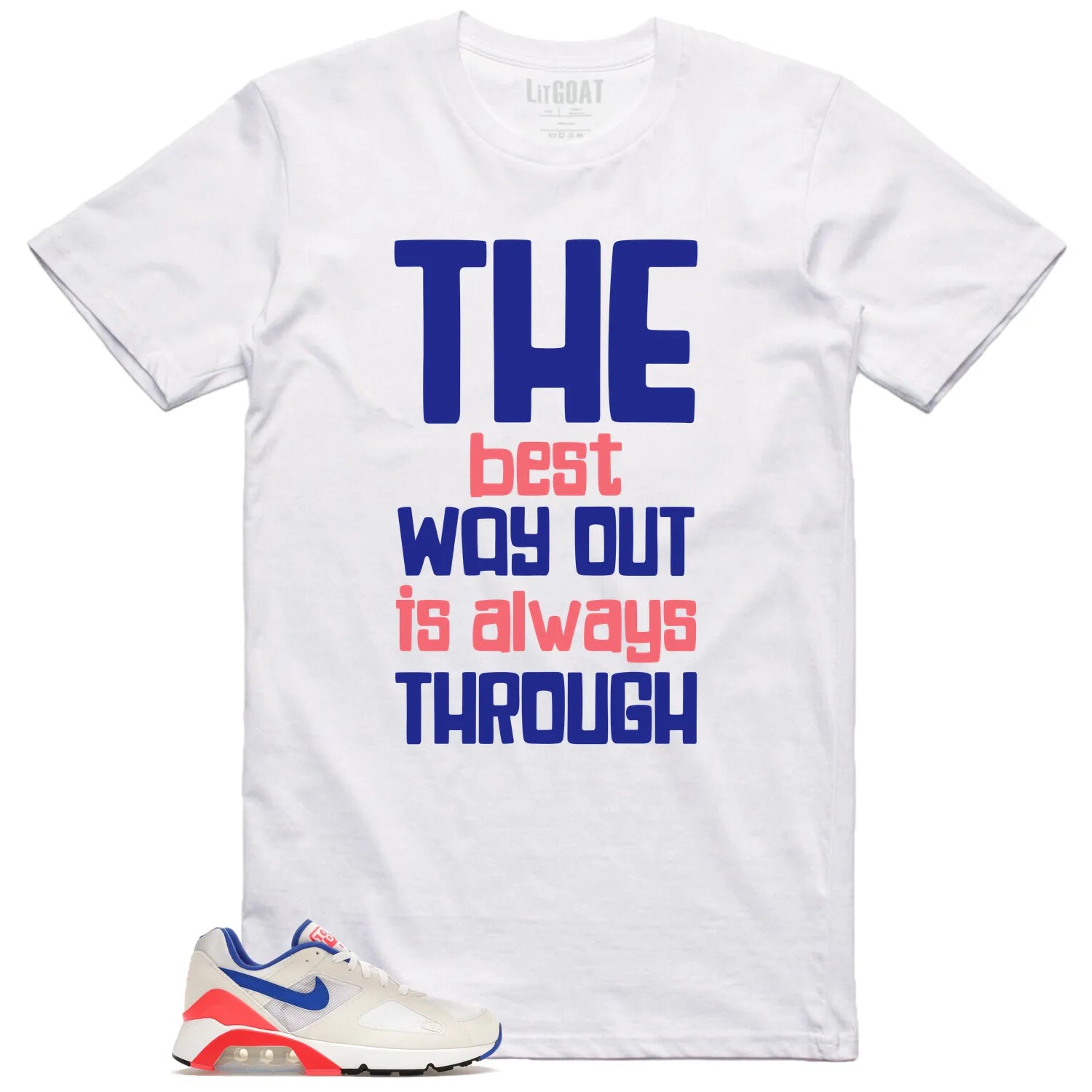 Best Way Shirt to Match Air Max 180 Ultramarin 2024 FJ9259-100 T-Shirt, Sneaker Match Tee