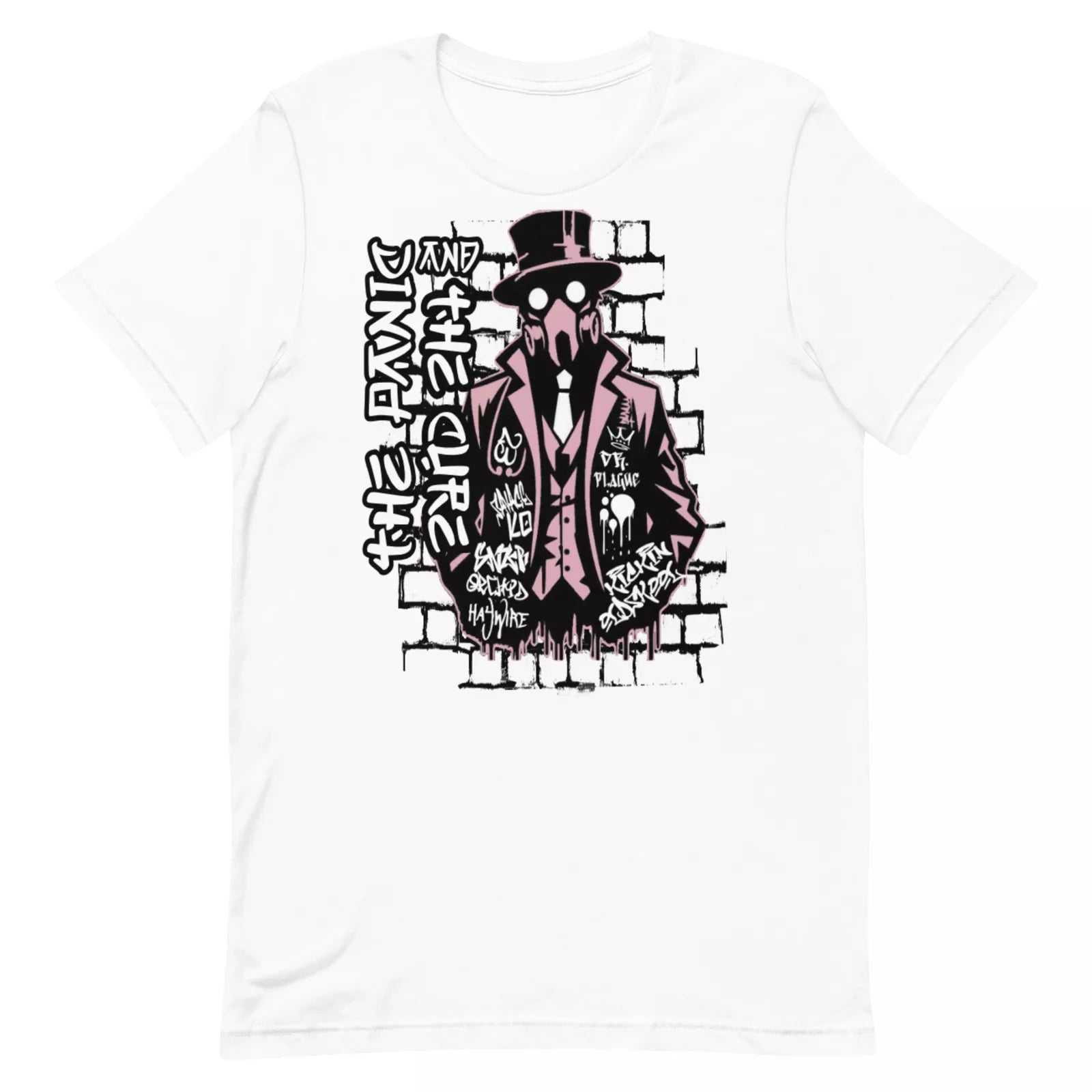 Shirt to Match Jordan Retro Orchid 4 - Plague Doctor Graphic Sneaker Tee AQ9129-501 T-Shirt, Sneaker Match Tee