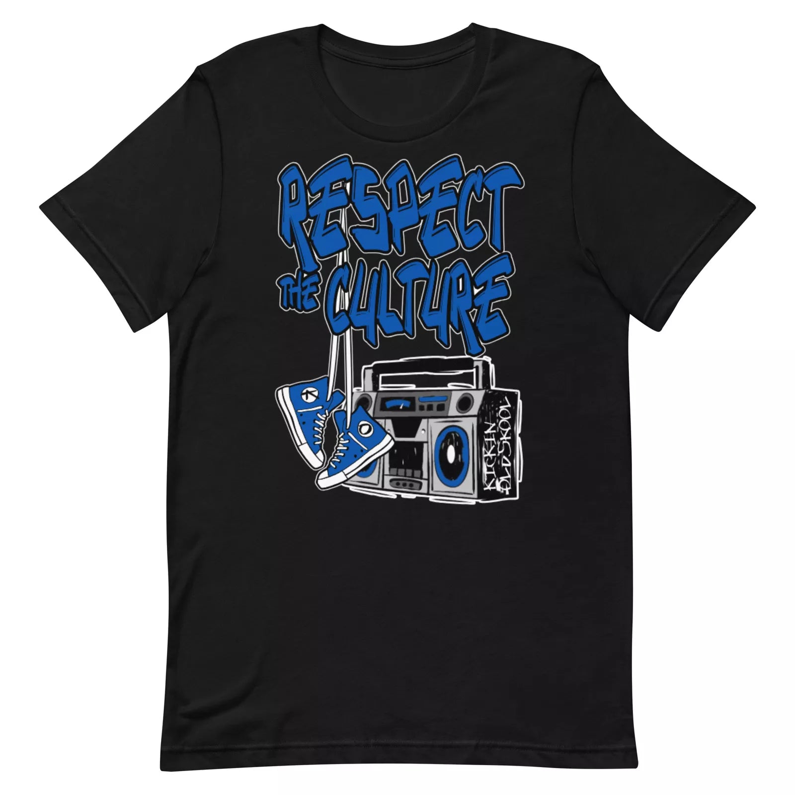 Shirt to Match Jordan Retro 4 Military Blue - Respect Culture Sneaker Tee FV5029-141 T-Shirt, Sneaker Match Tee