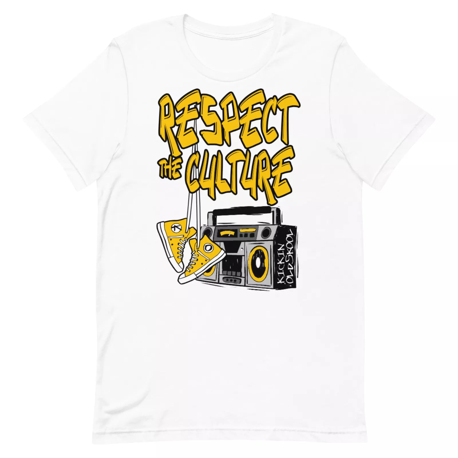 Shirt to Match Jordan Retro 1 Black Taxi - RESPECT CULTURE Graphic Sneaker Tee 555088-711 T-Shirt, Sneaker Match Tee