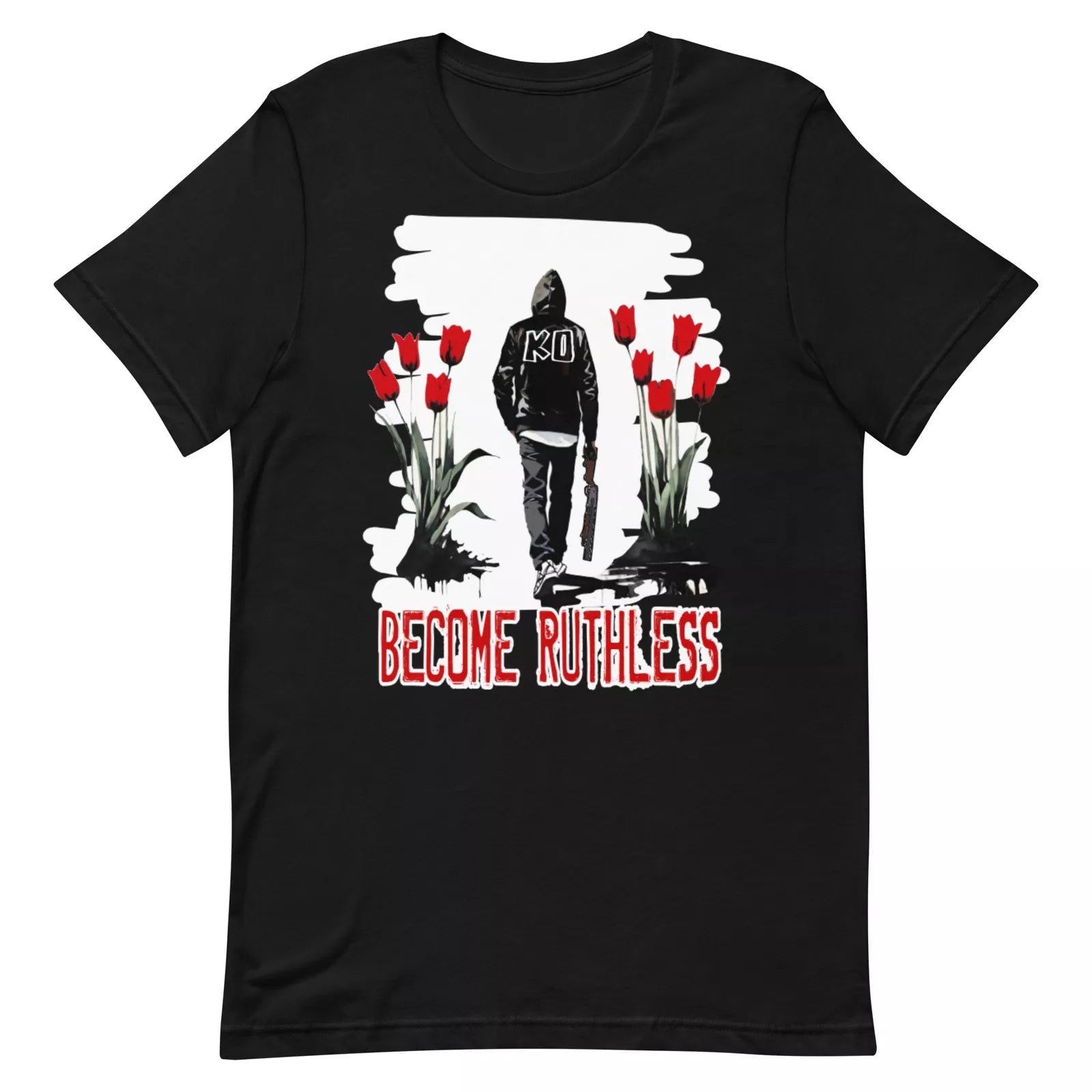 Shirt to Match Jordan Retro 14 Black Toe - Ruthless Graffiti Graphic Sneaker Tee 487471-160 T-Shirt, Sneaker Match Tee