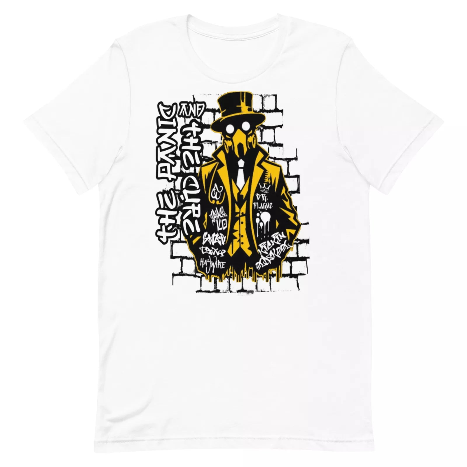 Shirt to Match Jordan 1 OG Taxi Yellow Toe - Plague Doctor Graphic Sneaker Tee 555088-711 T-Shirt, Sneaker Match Tee