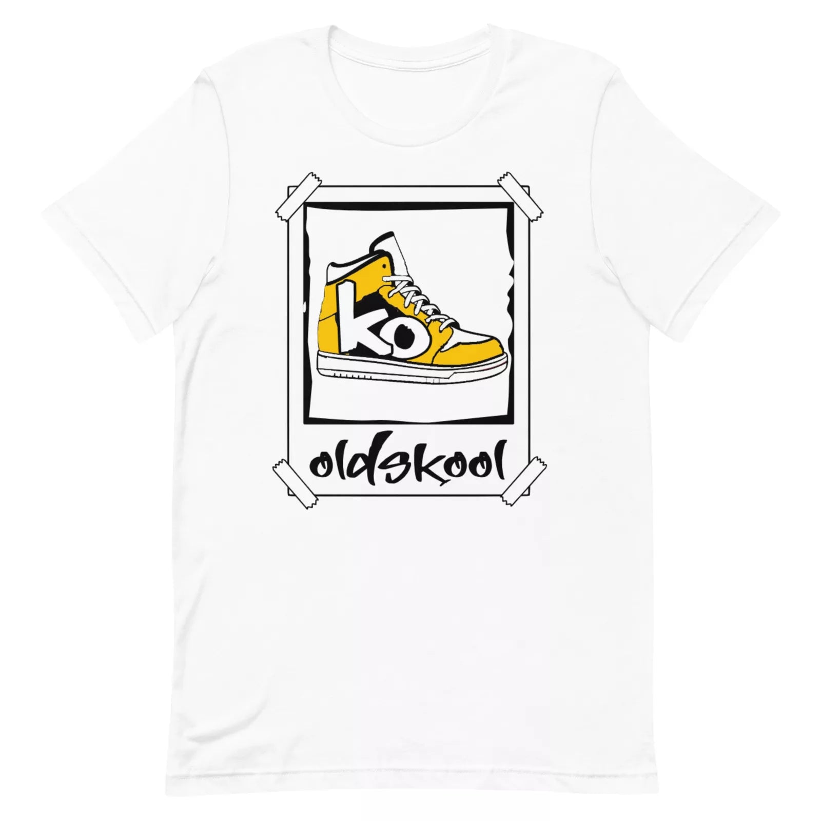 Shirt to Match Jordan Retro 6 Yellow Ochre - Oldskool Sneaker Graphic Tee CT8529-170 T-Shirt, Sneaker Match Tee