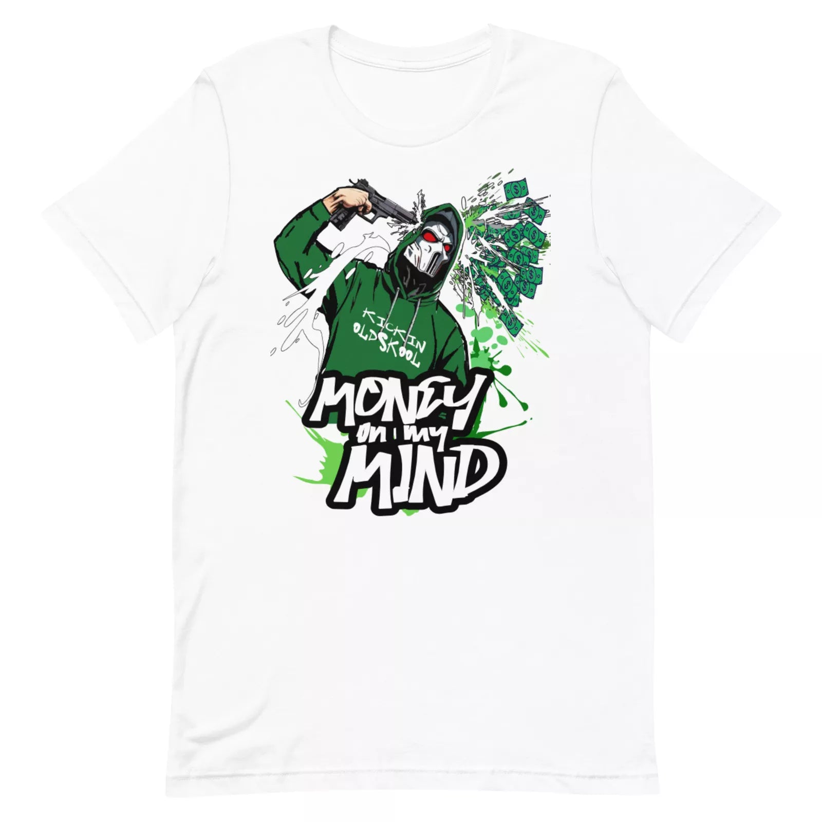 Shirt to Match Jordan Retro 3 Pine Green - Money Mind Graphic Sneaker Tee CT8532-030 T-Shirt, Sneaker Match Tee