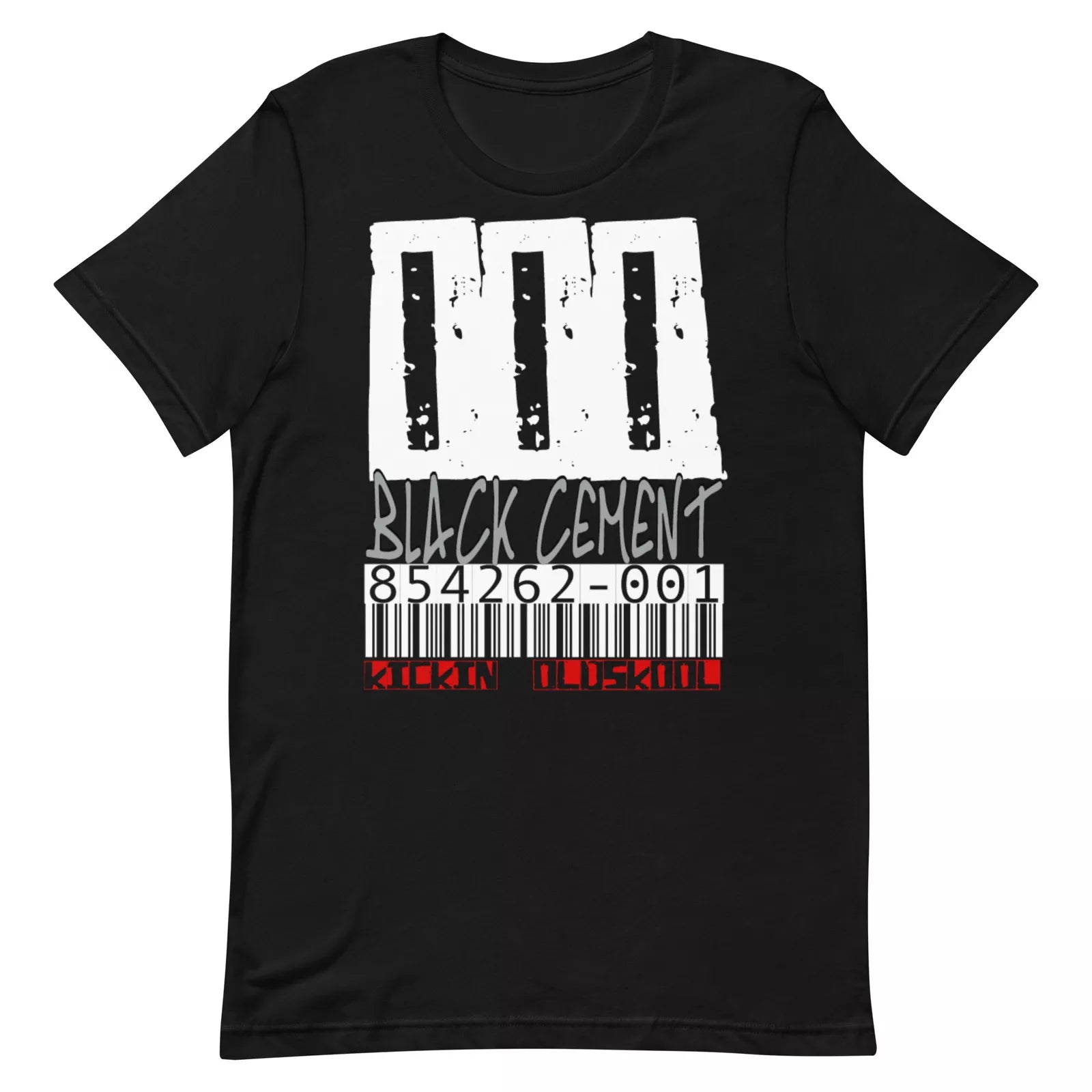 Shirt to Match Jordan Retro 3 Black Cement - Barcode Colorway Graphic Tee DN3707-010 T-Shirt, Sneaker Match Tee