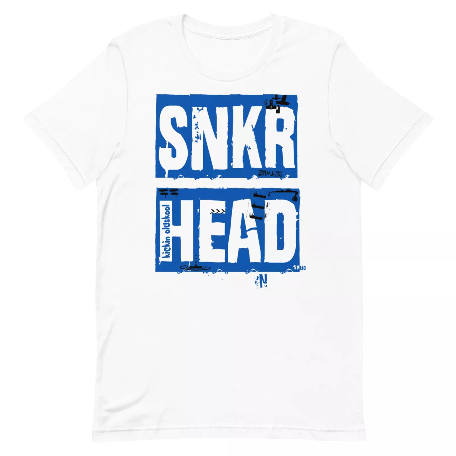 Shirt to Match Jordan Retro 4 Military Blue - Sneaker Head Graphic Tee HF4281-141 T-Shirt, Sneaker Match Tee