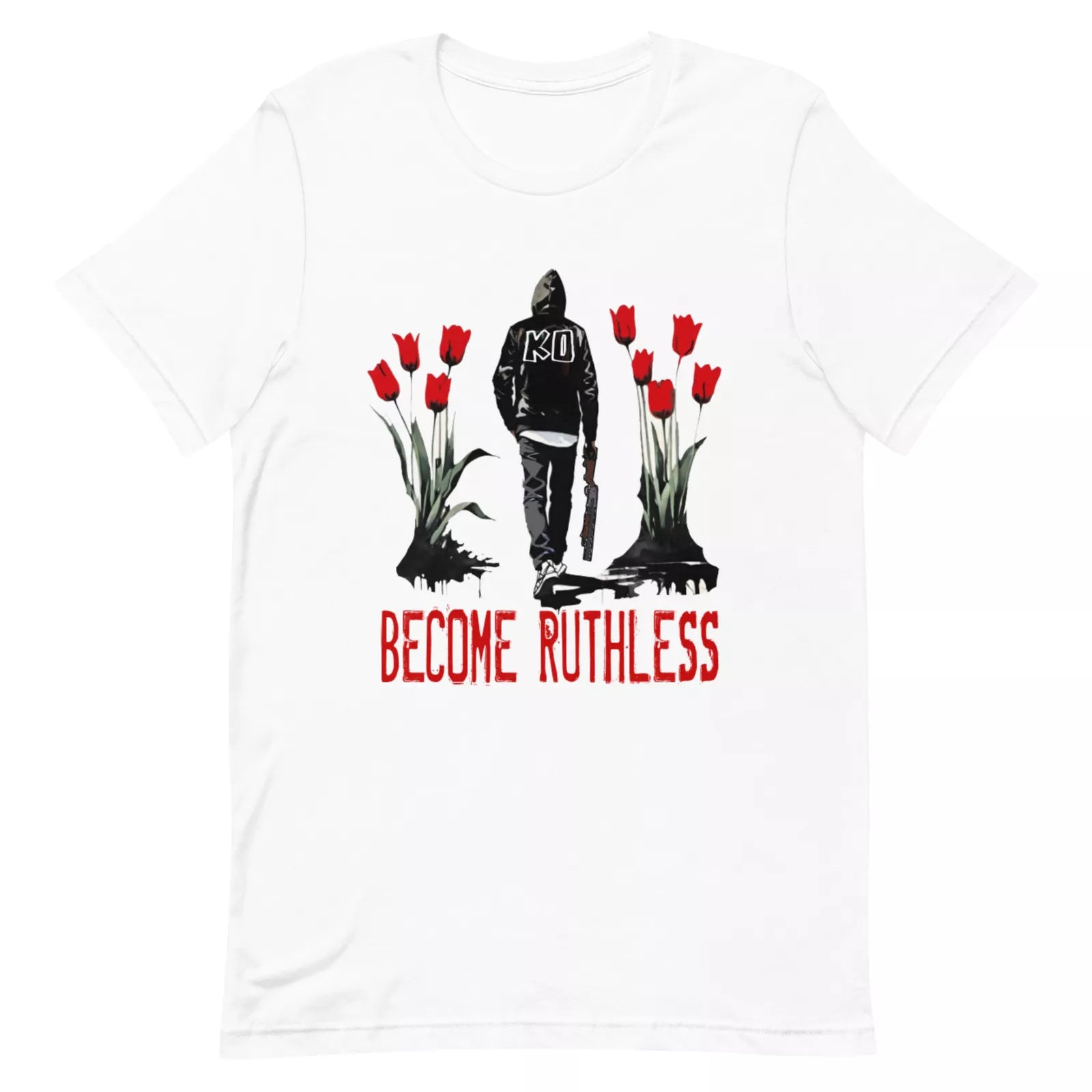 Shirt to Match Jordan Retro 14 Black Toe - Ruthless Graffiti Graphic Sneaker Tee 487471-160 T-Shirt, Sneaker Match Tee