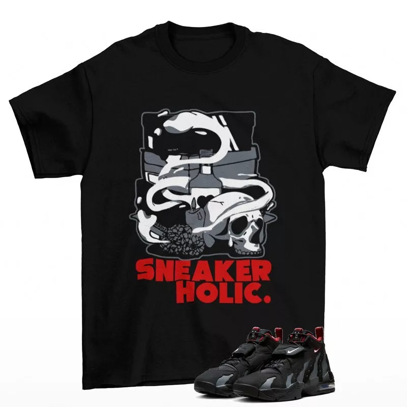 Sneaker Holic Shirt Black to Match Air DT Max 96 Falcons HQ3620-010 T-Shirt, Sneaker Match Tee