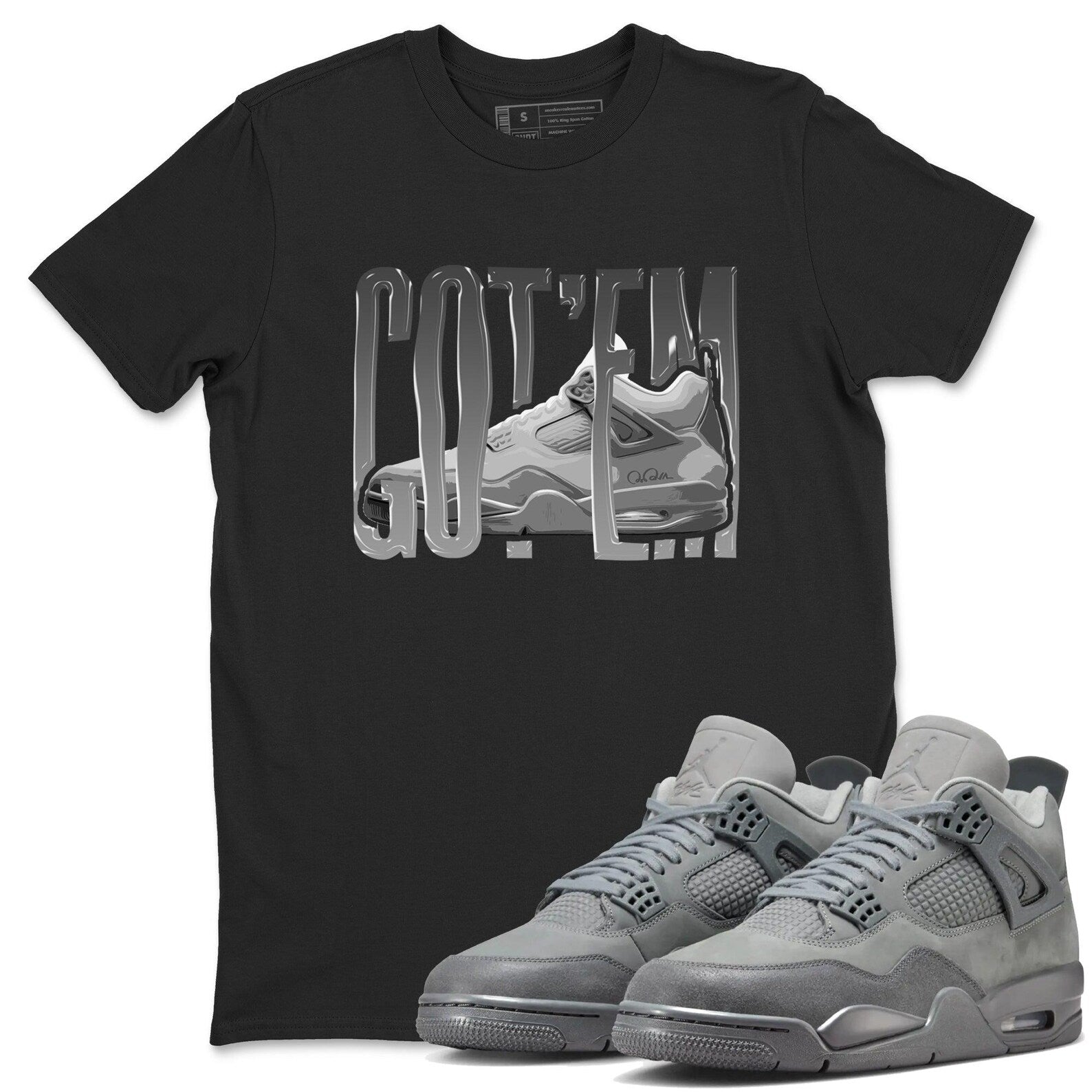 Wiggling Gotem Unisex Shirts To Match Jordans Jordan 4s Wet Cement, FQ7928-001 T-Shirt, Sneaker Match Tee
