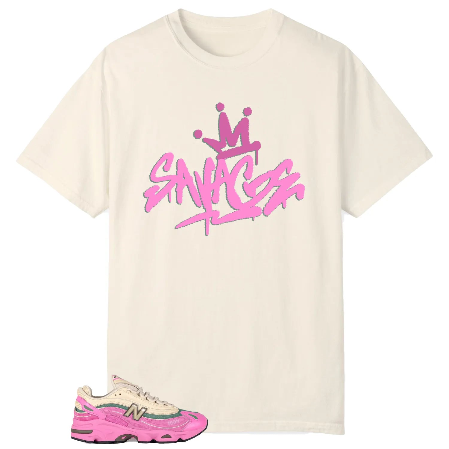 Savage Style Shirt for New Balance 1000 Tan Pink Lovers M1000MC T-Shirt, Sneaker Match Tee