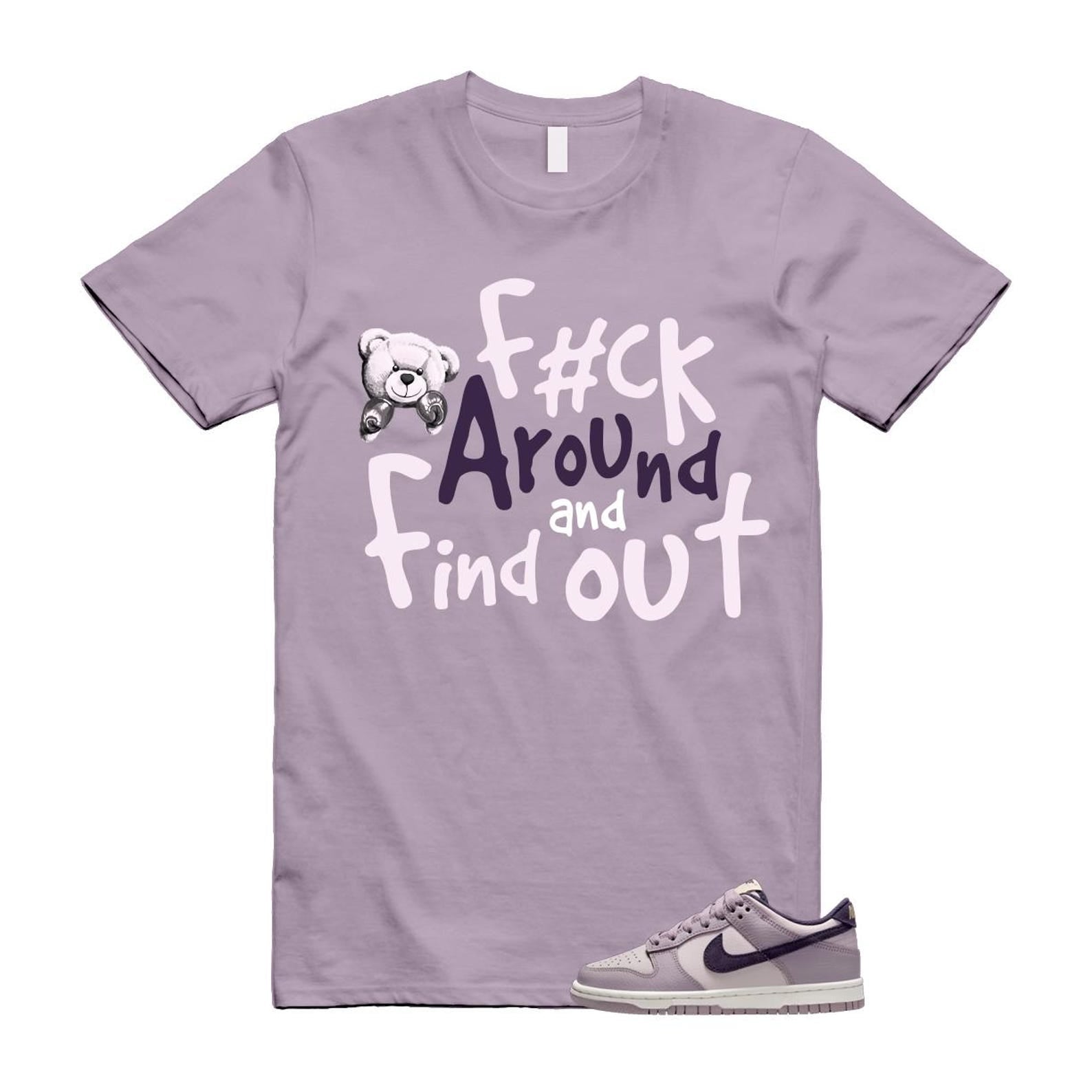 Dunk Light Violet Ore Platinum Dark Raisin T Shirt Match FCK HQ3642-202 T-Shirt, Sneaker Match Tee