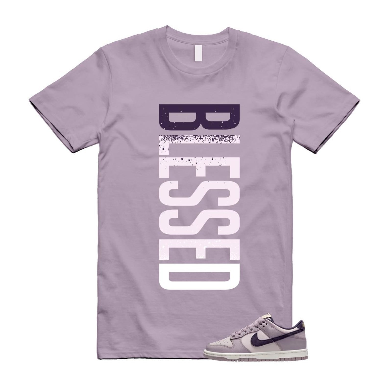 Dunk Light Violet Ore Platinum Dark Raisin T Shirt Match VERTBLS HQ3642-202 T-Shirt, Sneaker Match Tee