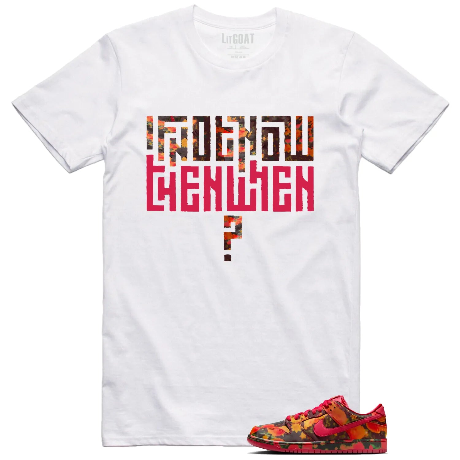SB Dunk Low The Wizard of Oz Poppy Field Style T-shirt Motivational Graphic FZ1291-600 T-Shirt, Sneaker Match Tee