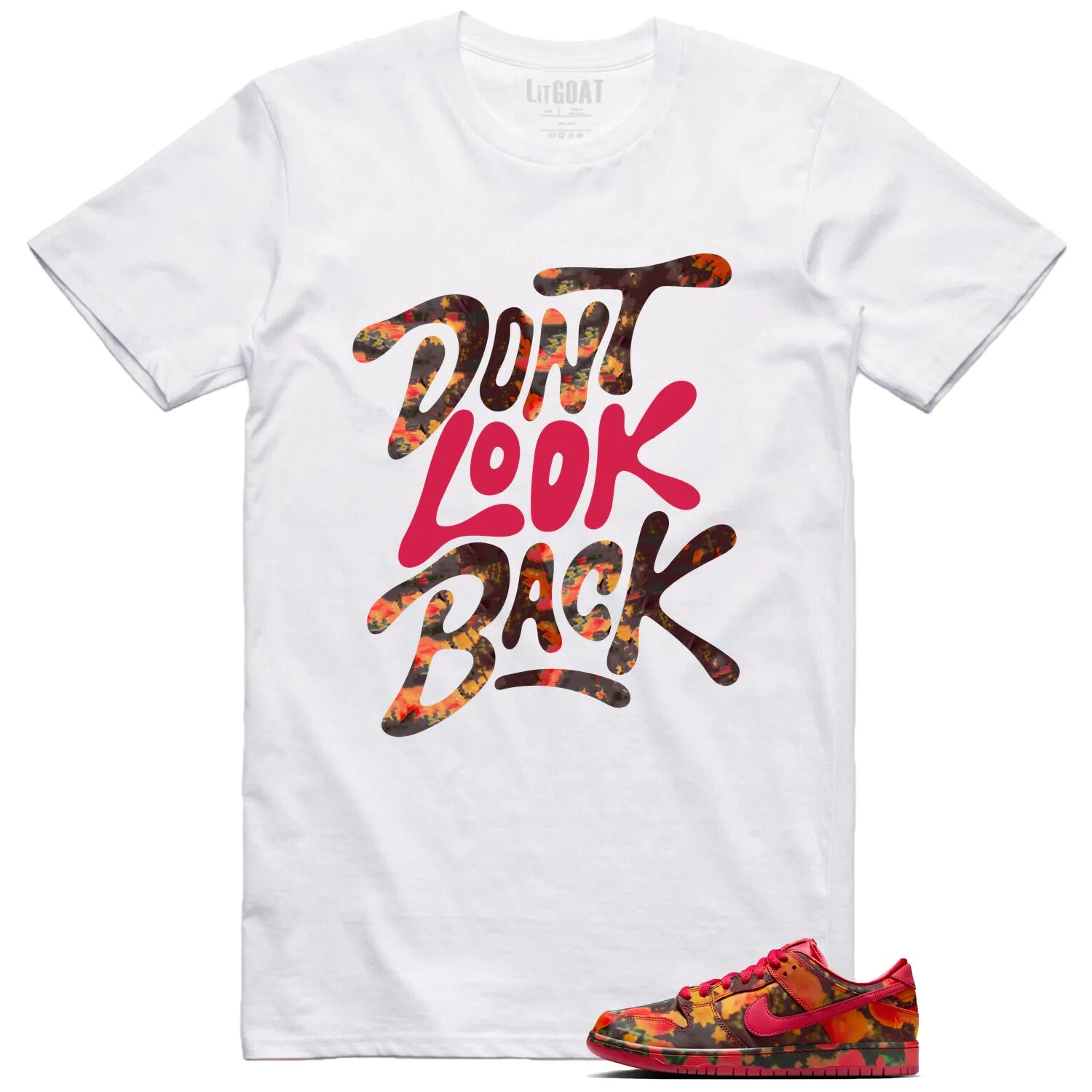 SB Dunk Low The Wizard of Oz Poppy Field Style: Don’t Look Back Shirt FZ1291-600 T-Shirt, Sneaker Match Tee