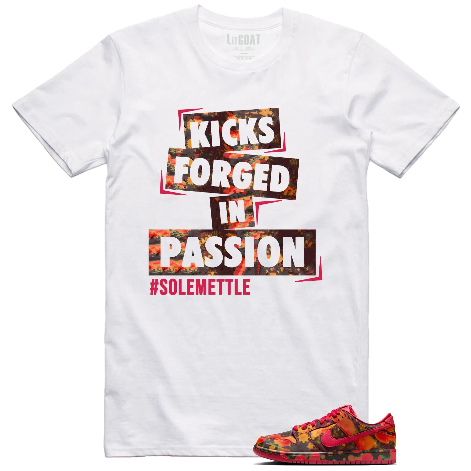 Passion Kicks Tee , Perfect Match for SB Dunk Low The Wizard of Oz Poppy Field FZ1291-600 T-Shirt, Sneaker Match Tee