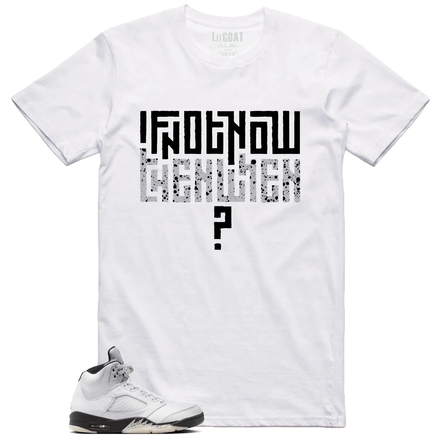 Air Jordan 5 Reverse Metallic Style T-shirt Motivational Graphic DD0587-110 T-Shirt, Sneaker Match Tee
