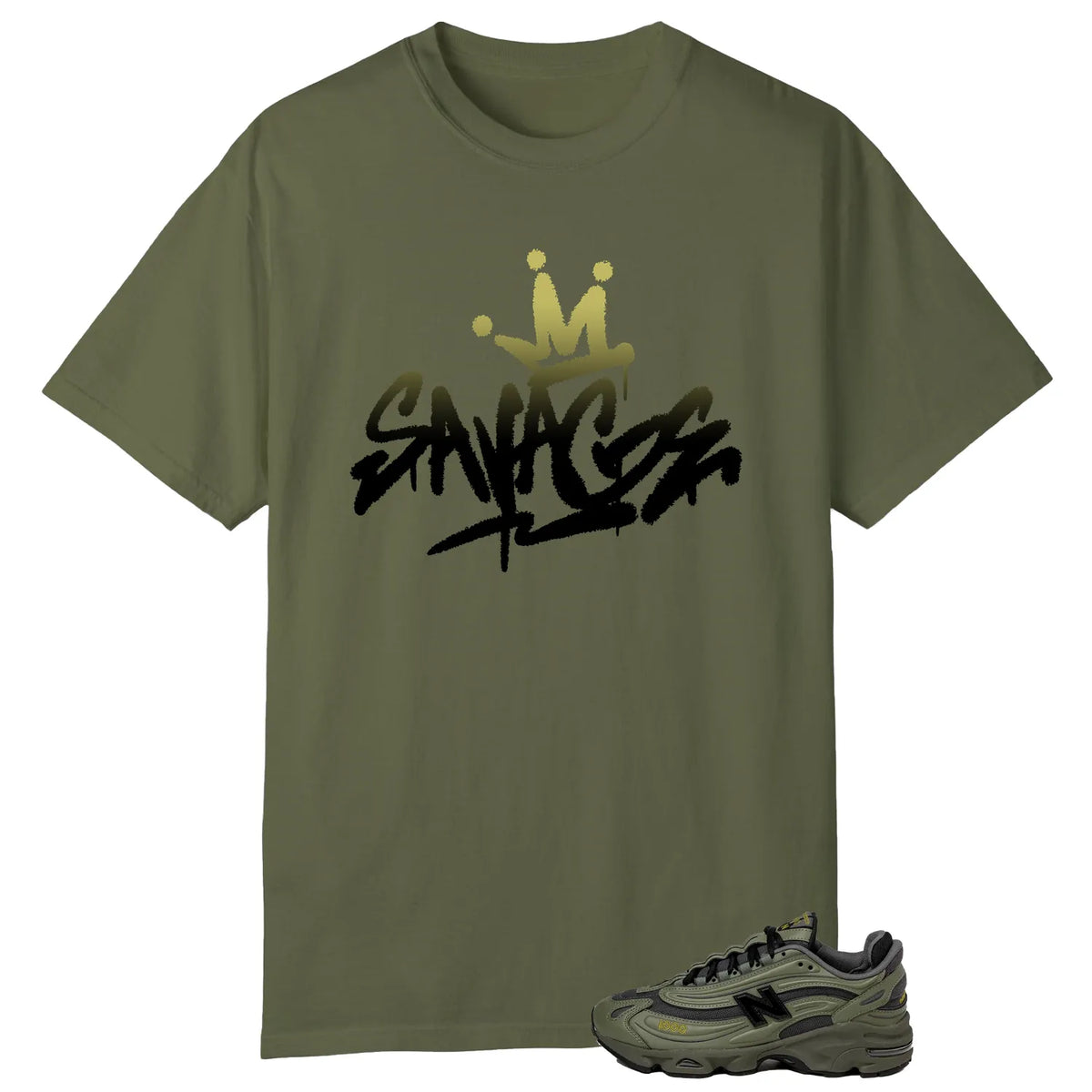 Savage Style Shirt for New Balance 1000 Dark Olivine Lovers M1000EA T-Shirt, Sneaker Match Tee
