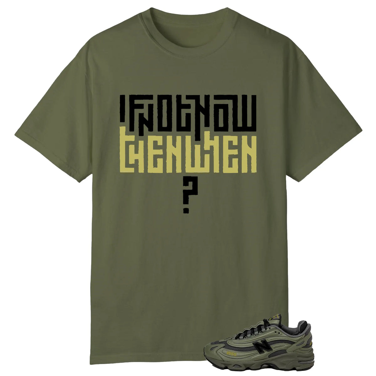 New Balance 1000 Dark Olivine Style T-shirt Motivational Graphic M1000EA T-Shirt, Sneaker Match Tee
