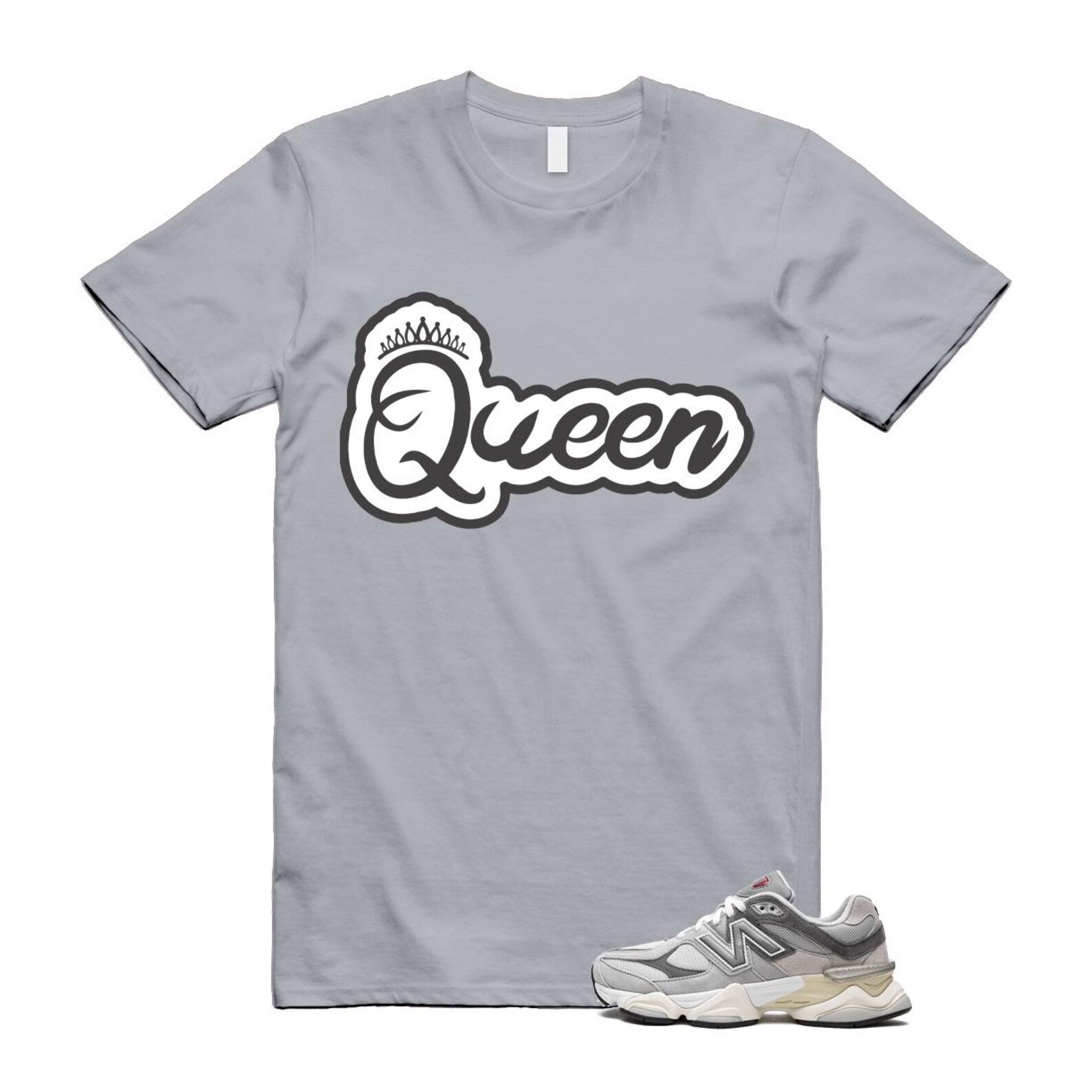9060 Rain Cloud Grey Castlerock T Shirt Match Q2 U9060GRY T-Shirt, Sneaker Match Tee